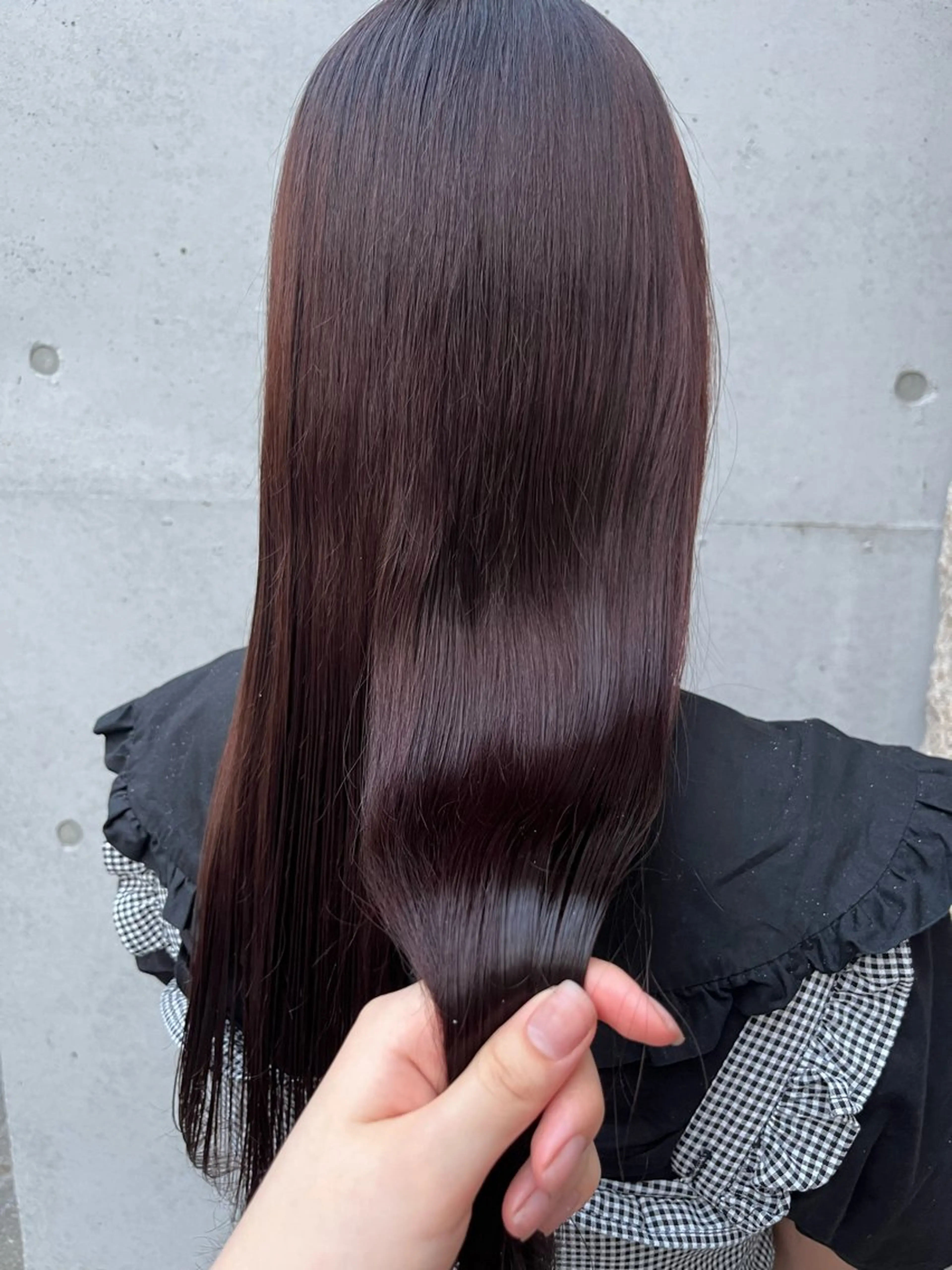 カラー ブラウンカラー 透明感カラー パープルブラウン MINT Natsumiのヘアスタイル