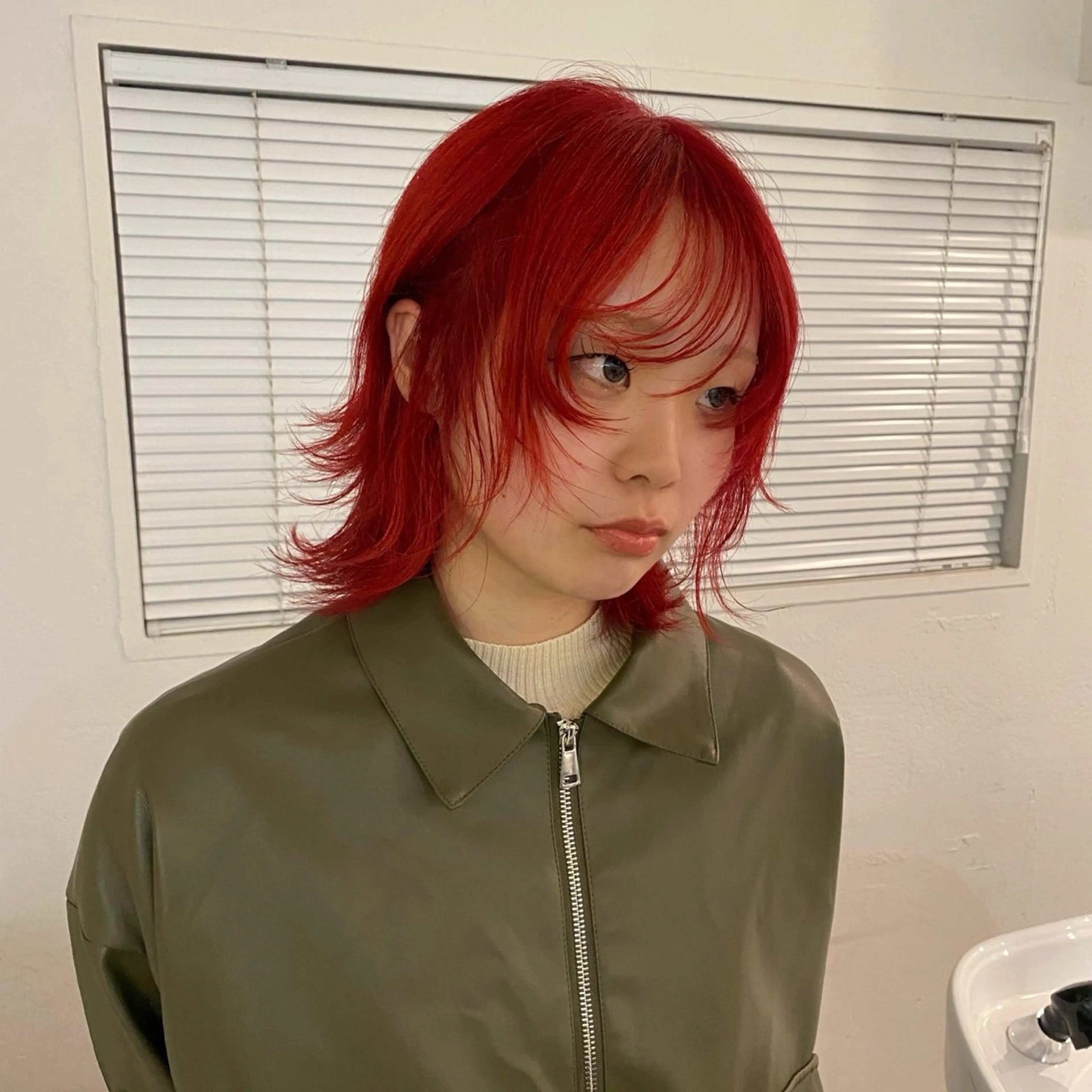 ミディアム カラー ヘアカラー SIE所属・haluka /梅田美容室のヘアスタイル