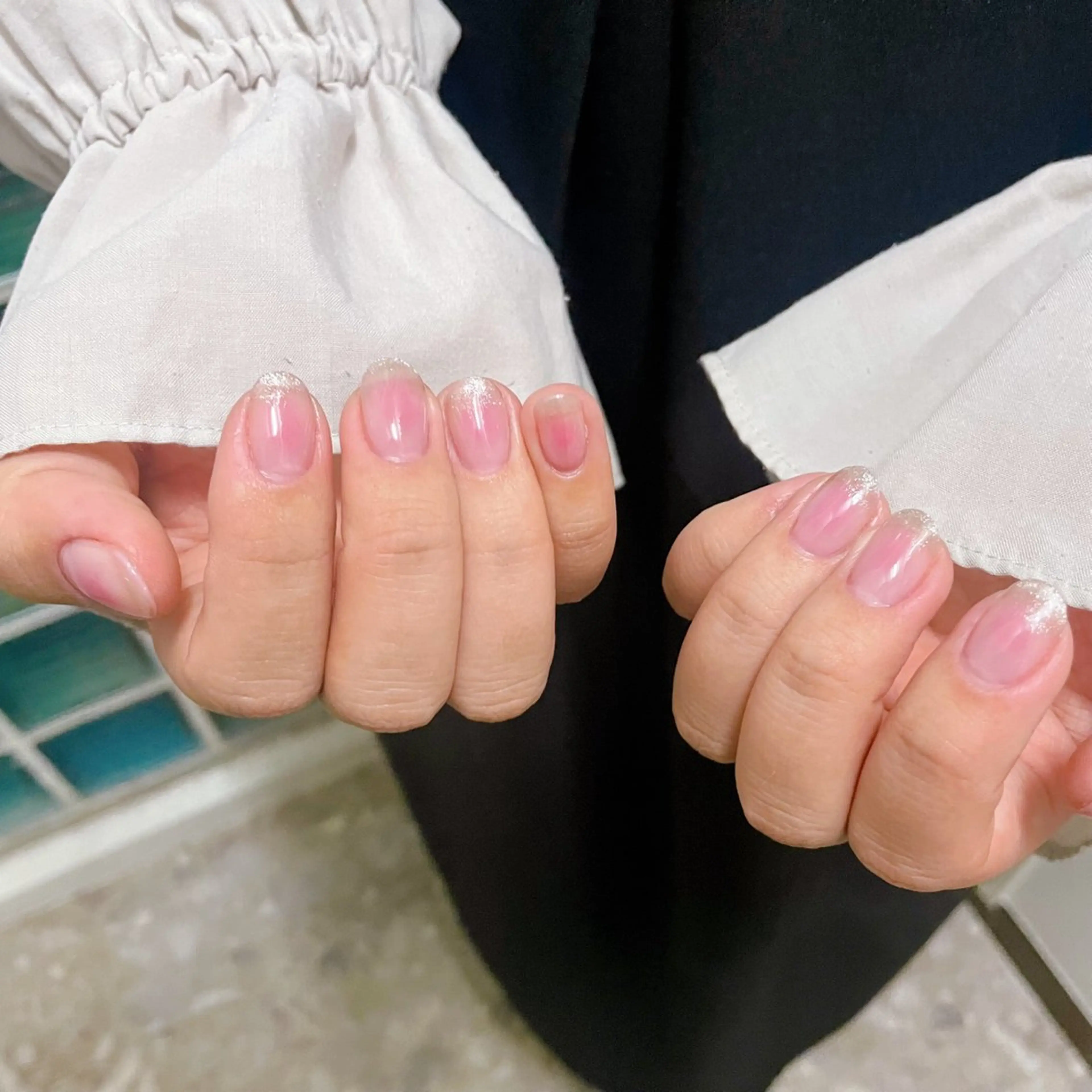 ネイル チークネイル Plaisir プレジールのネイルデザイン