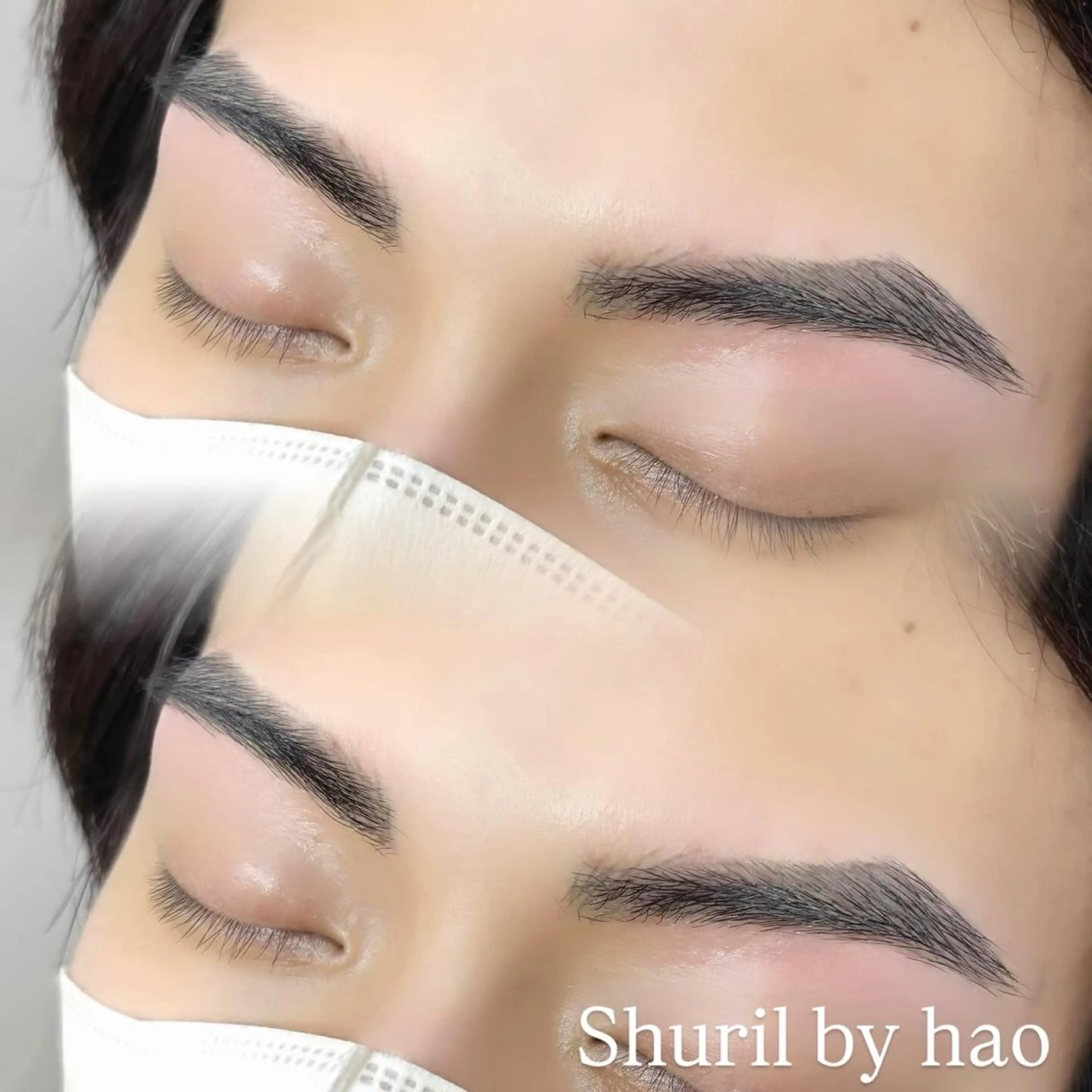 アイブロウ ワックス脱毛 眉カット 𝕂𝕪𝕦𝕟𝕠 韓国風/束感/恵比寿のマツエク・マツパデザイン