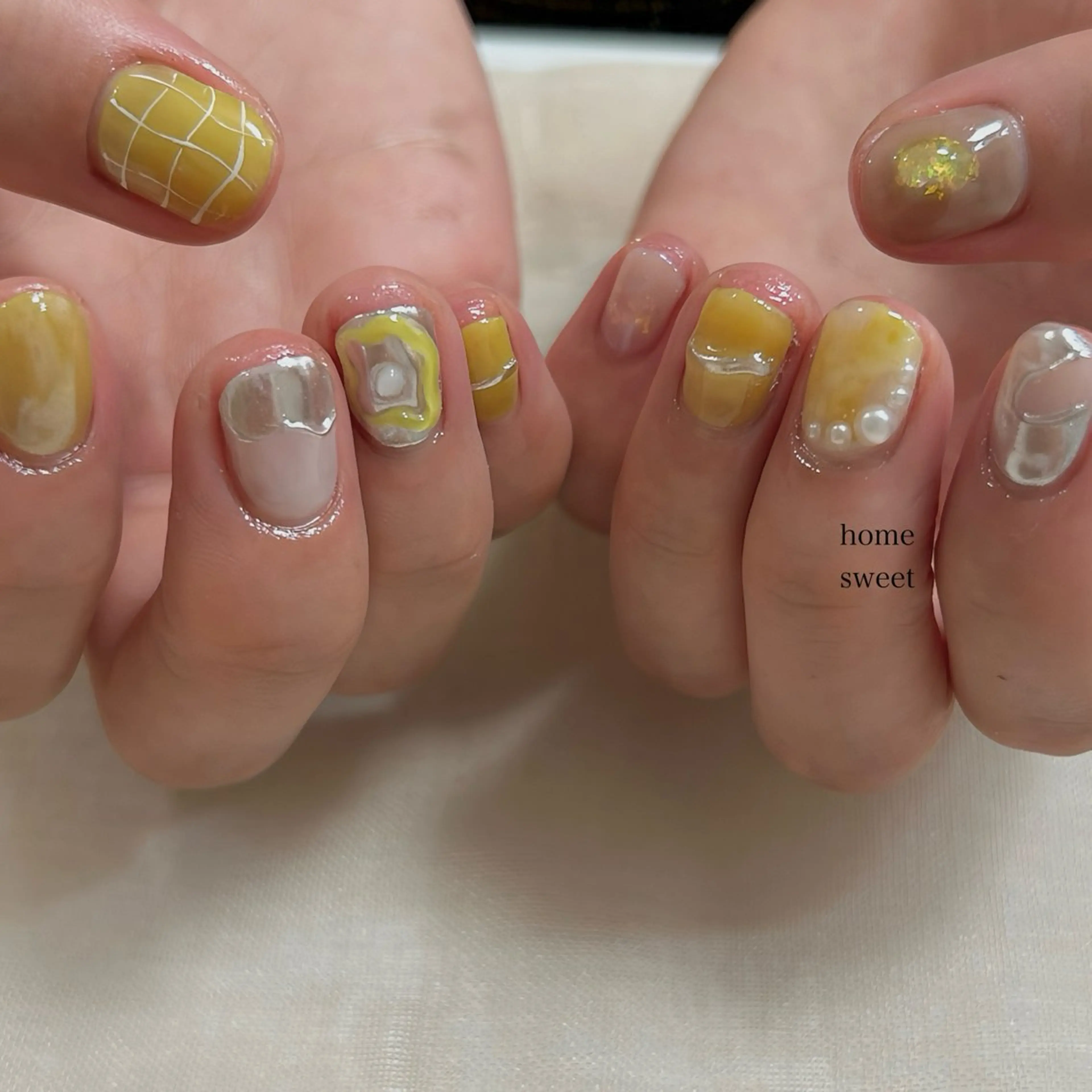 ショート ショートネイル. Home sweetのネイルデザイン