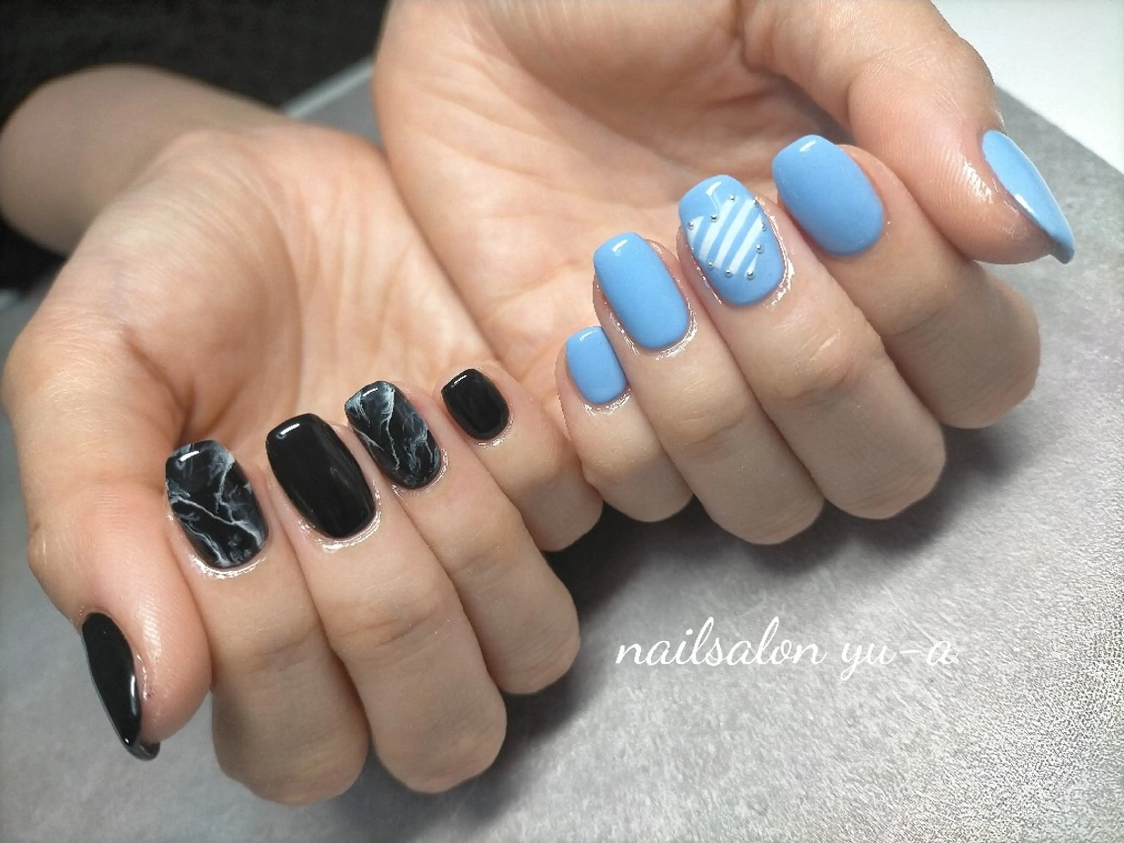 ネイル ネイル＆ホワイトニング   Yu-a所属・yu-a  スカルプ ネイルakiのネイルデザイン