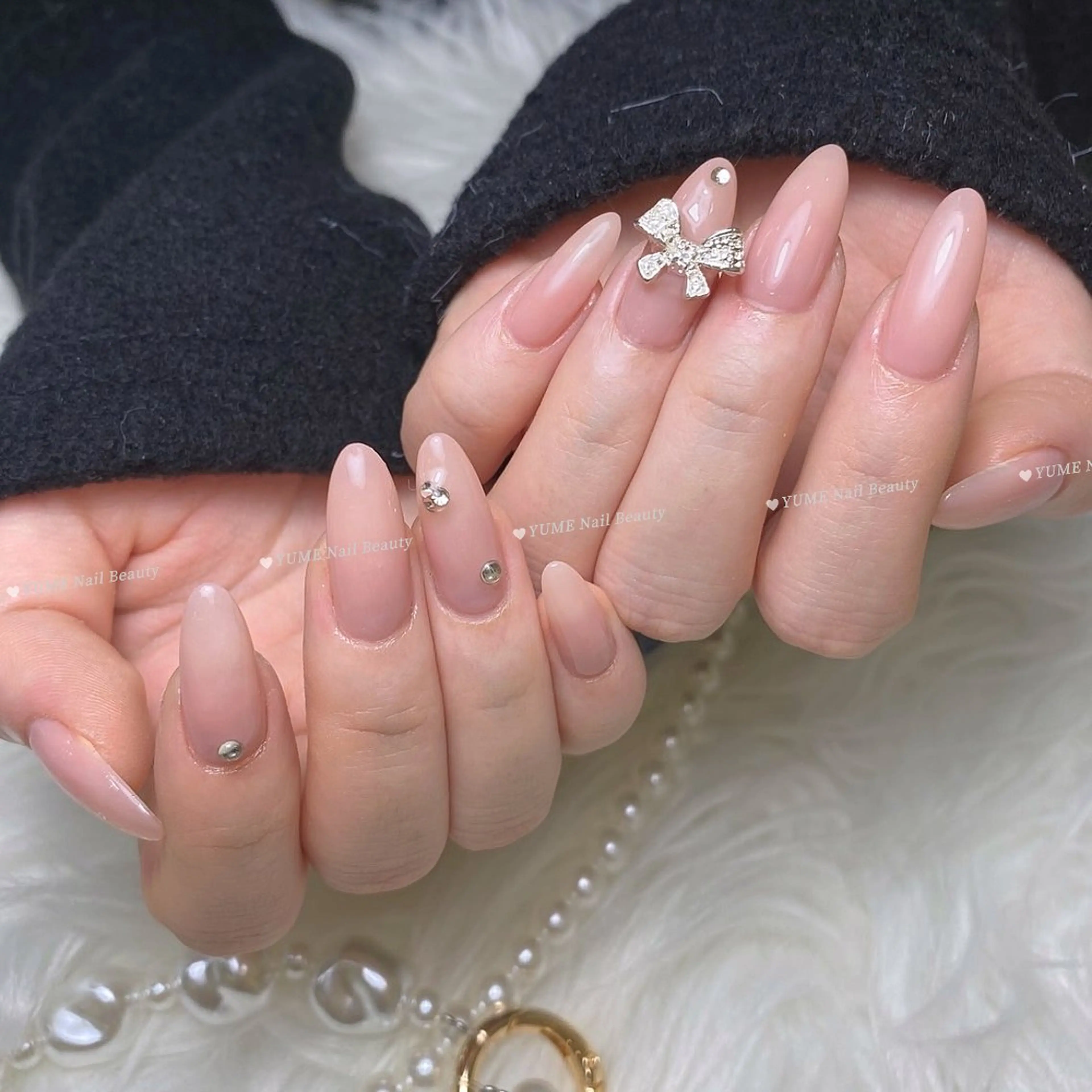 ワンカラー orラメグラデーションの写真