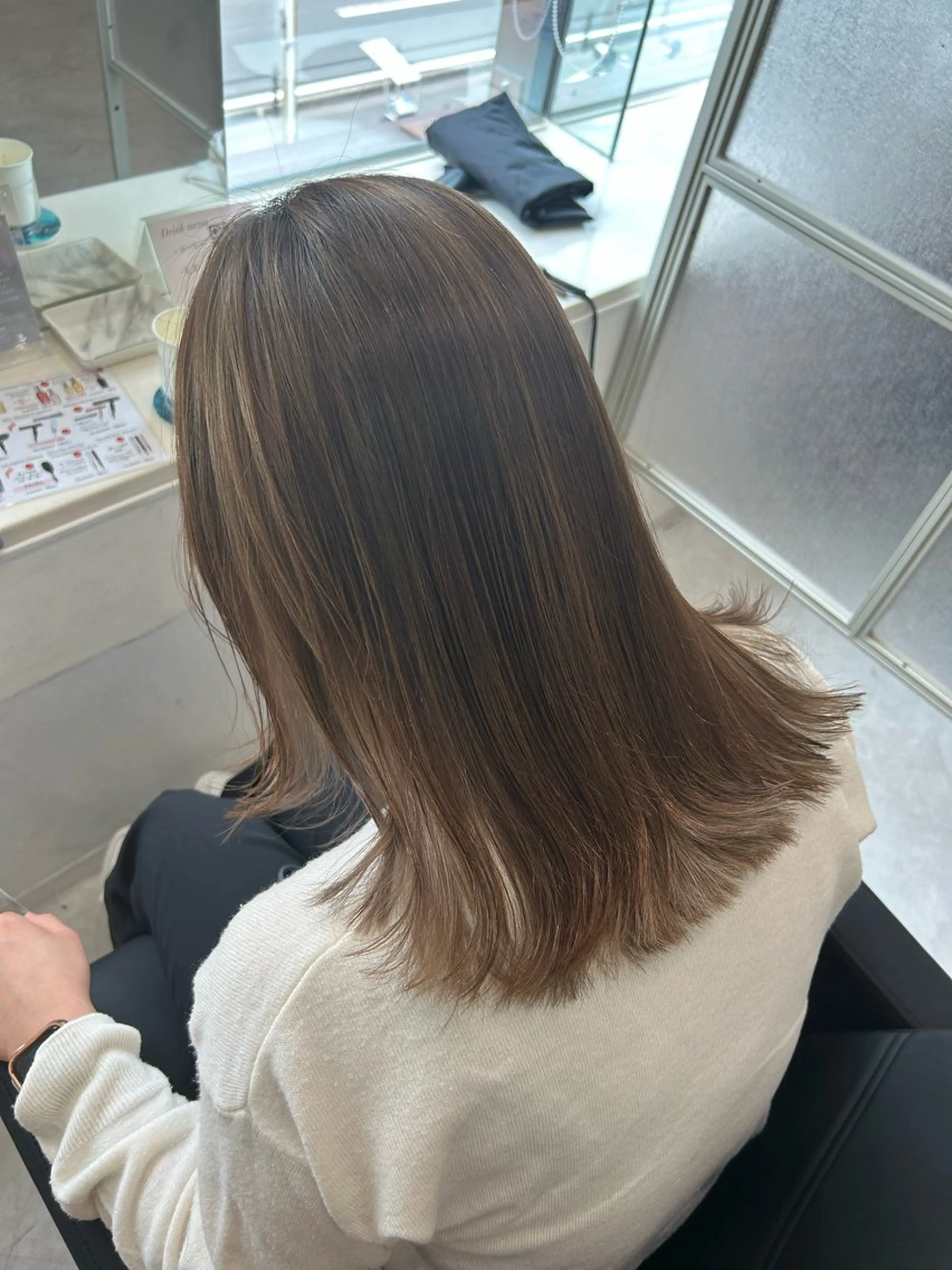 セミロング MAHO/透明感カラ ー/髪質改善🍒のヘアスタイル