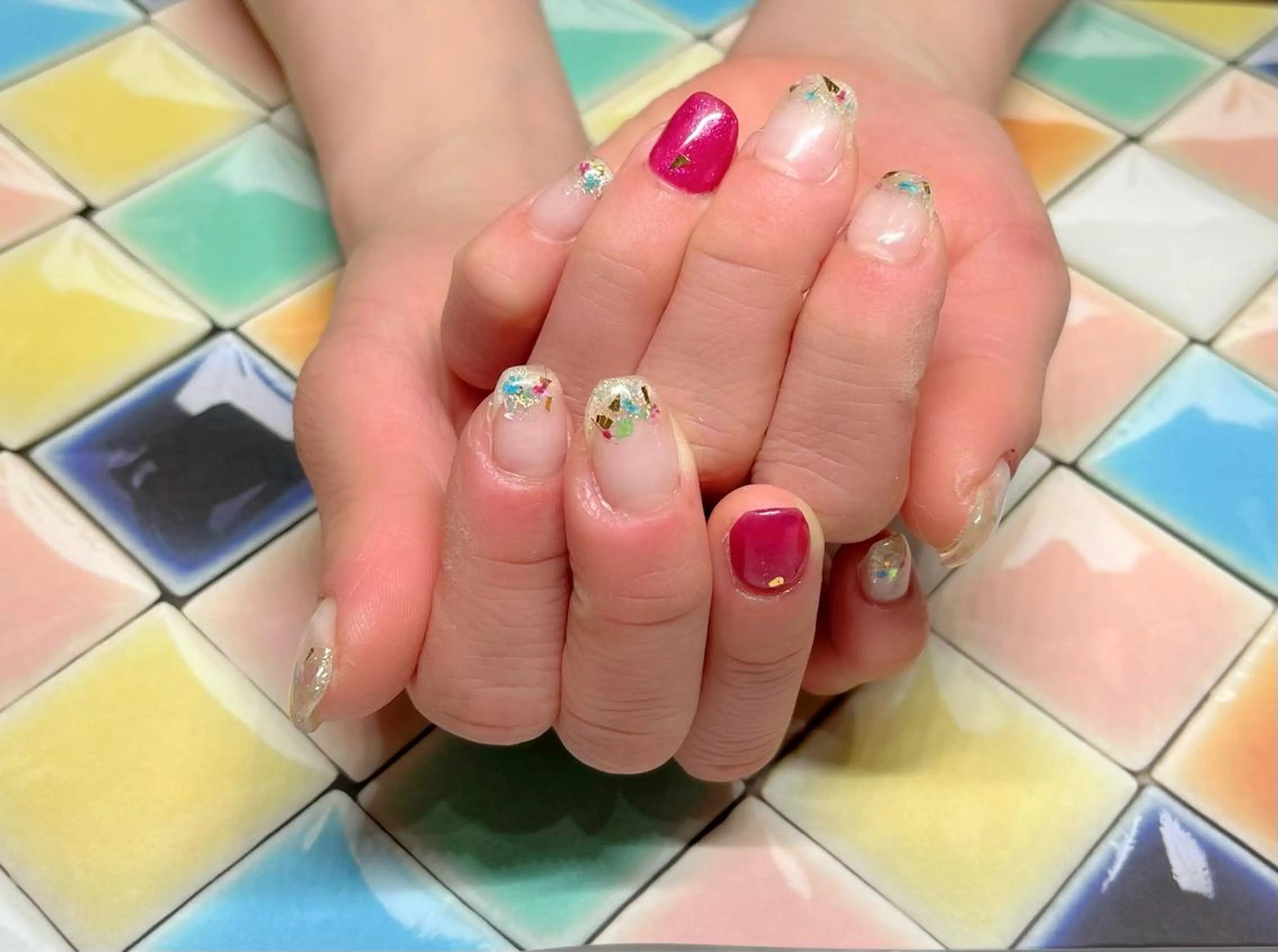 ネイル フラワーネイル ハンドネイル shonan_ kairiのネイルデザイン