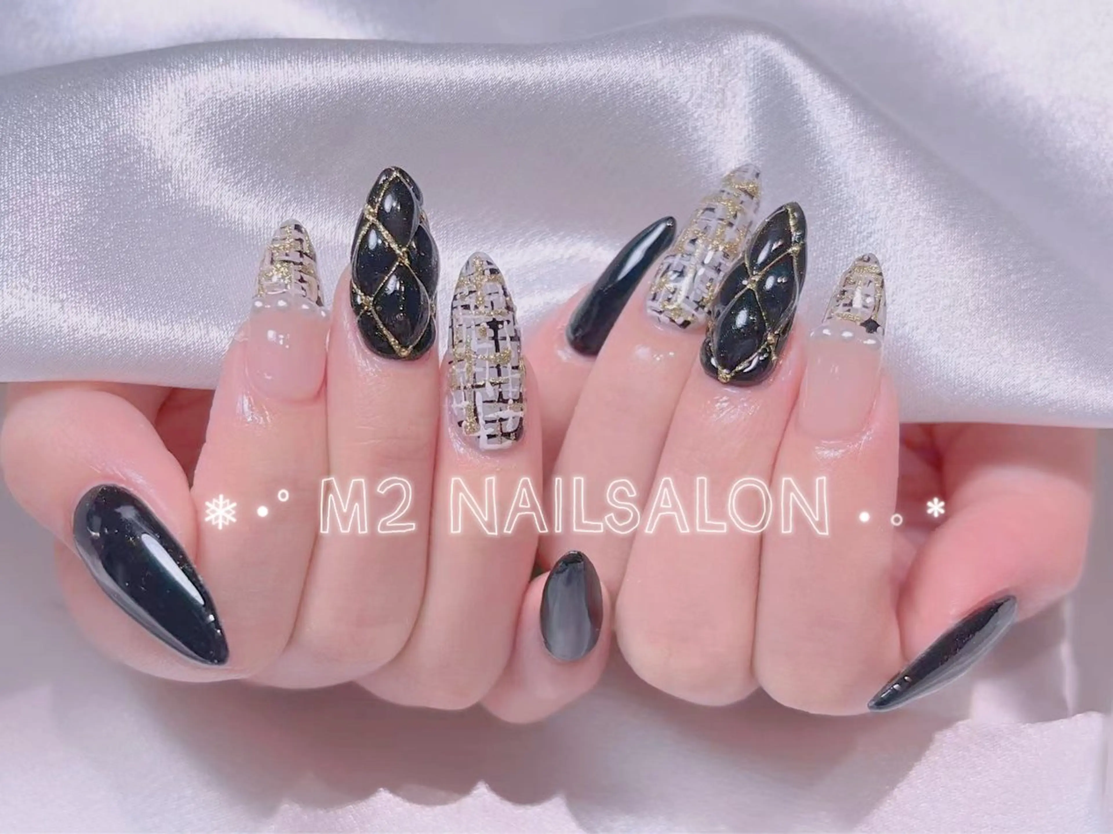 ネイル ハンドネイル 長さだし専門店 M2　rikaのネイルデザイン