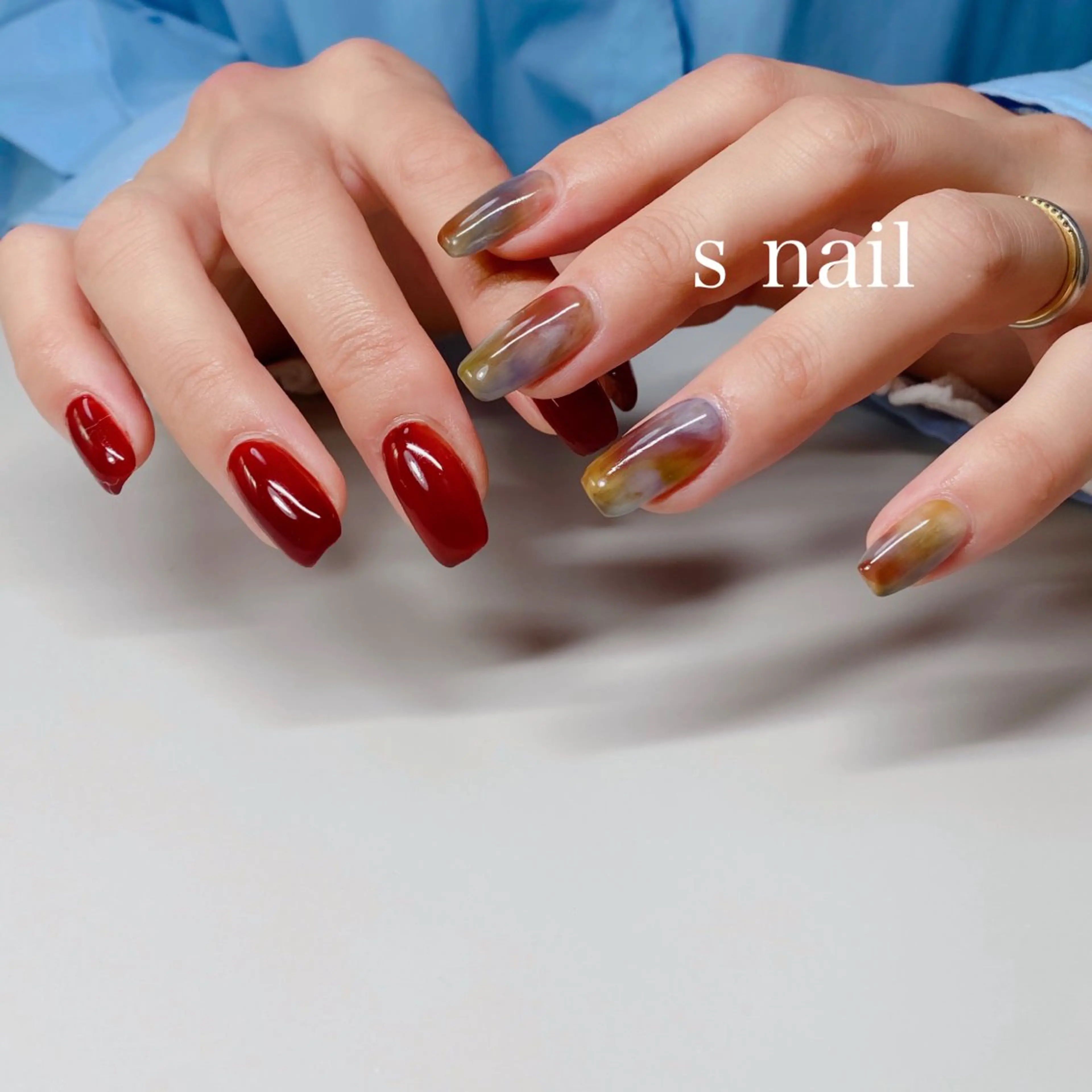ネイル アートネイル ハンドネイル s nail さとよしみゆきのネイルデザイン