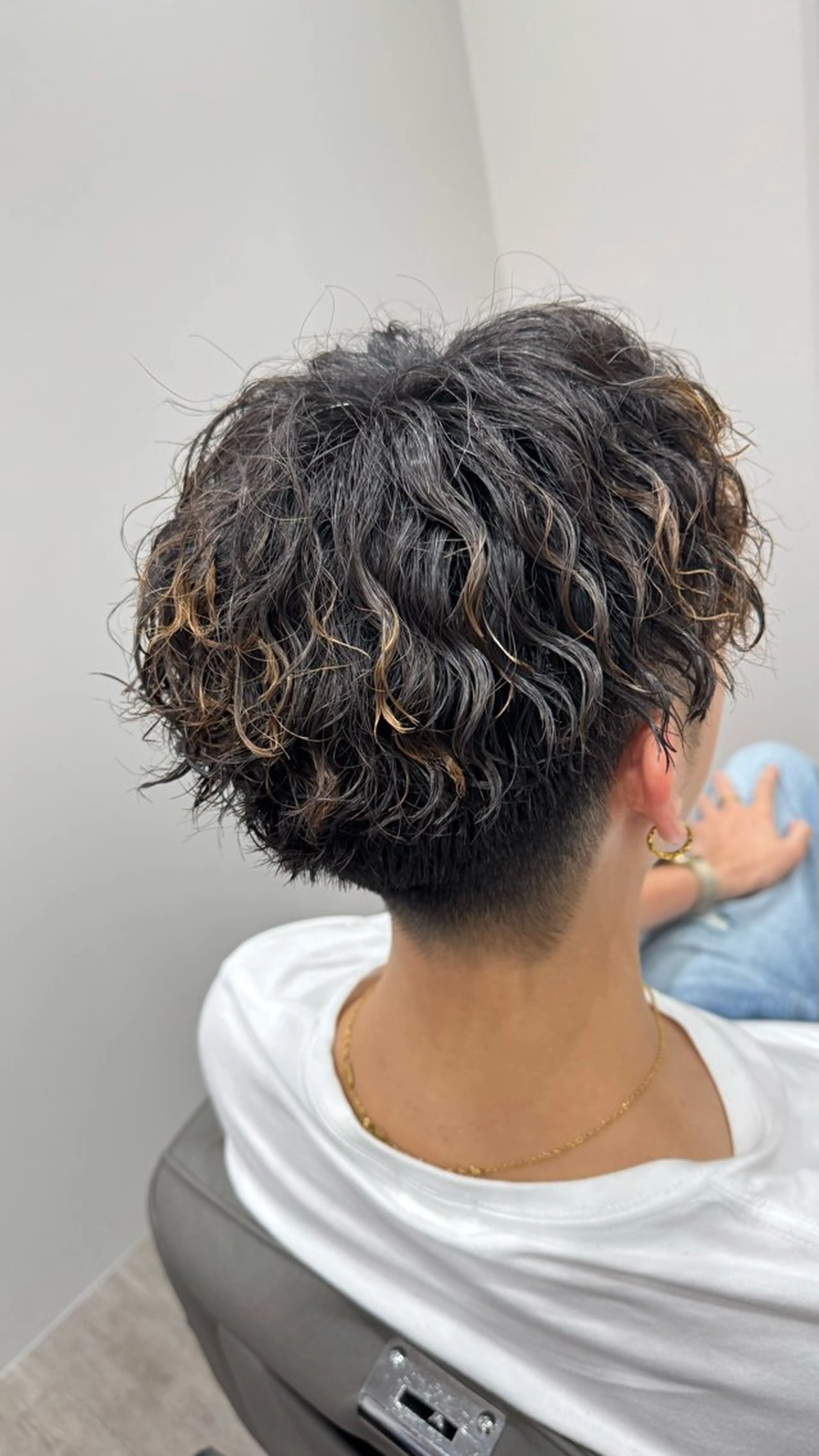 パーマ メンズ mid-c アシスタントひさとのヘアスタイル