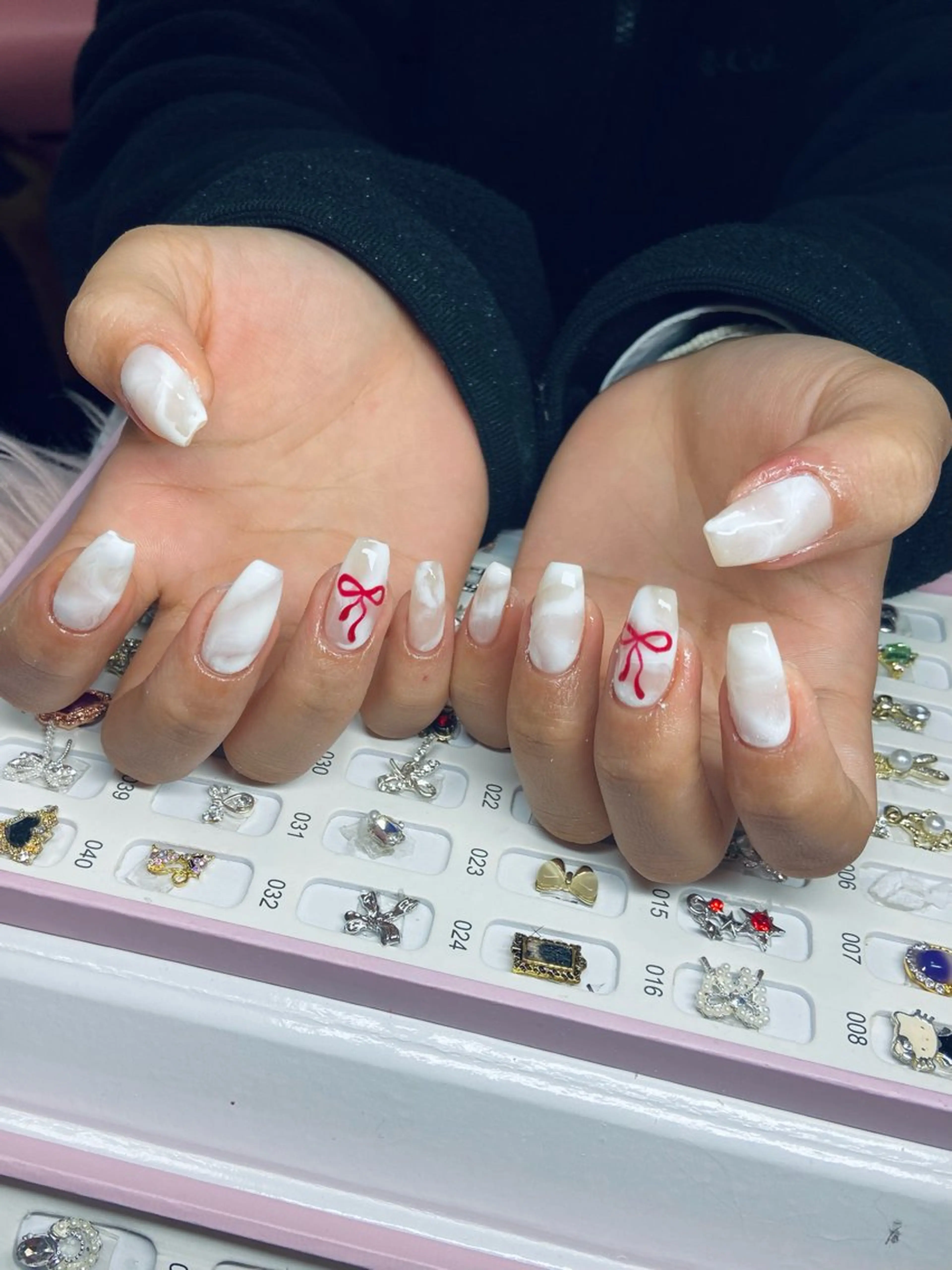 ネイル 大理石ネイル(マーブル) HandSnail 座間自宅ネイルサロンのネイルデザイン