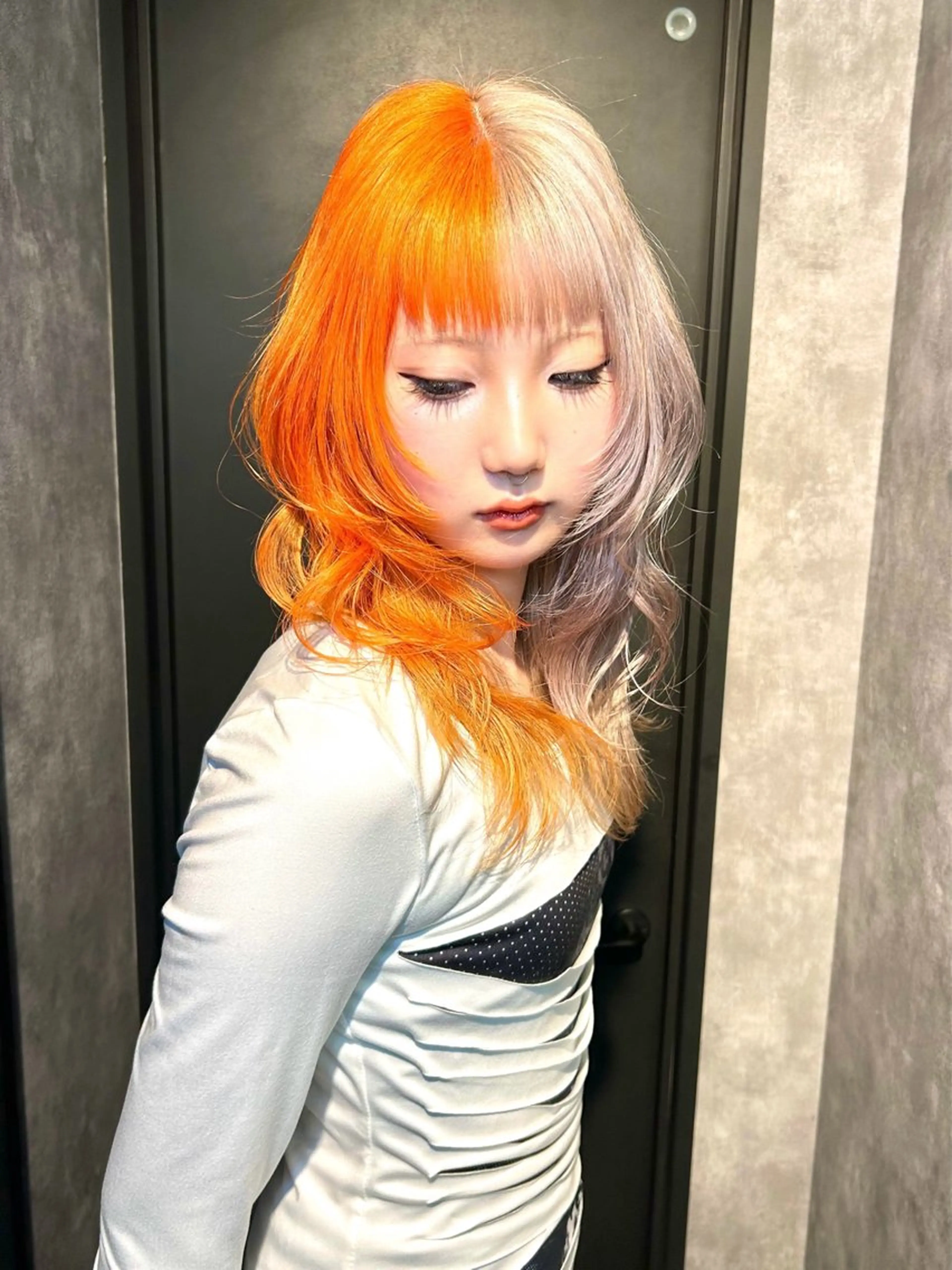 セミロング ヘアカラー トリートメント 鈴木 華奈のヘアスタイル