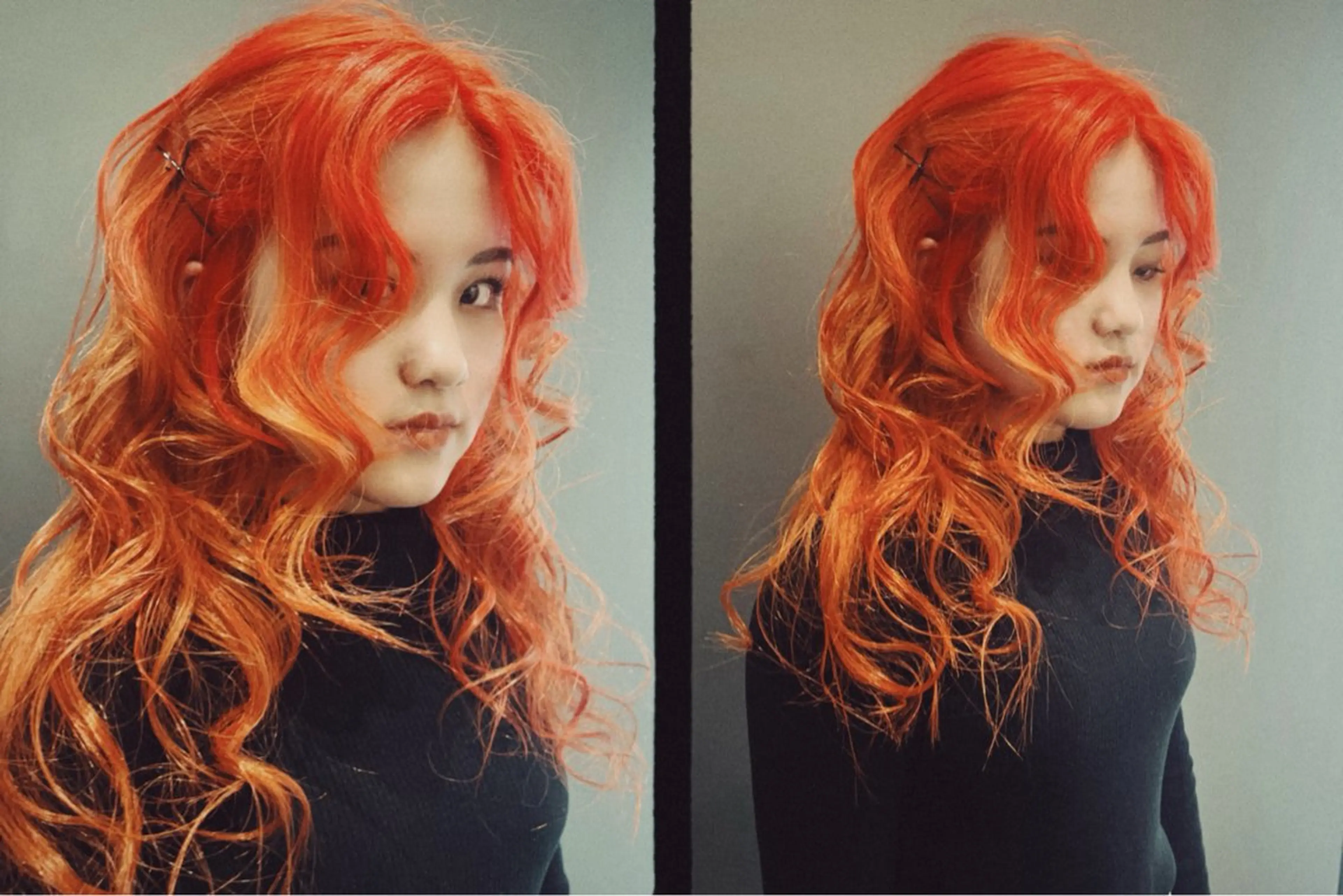 カラー ウルフ/レイヤー Miinaのヘアスタイル