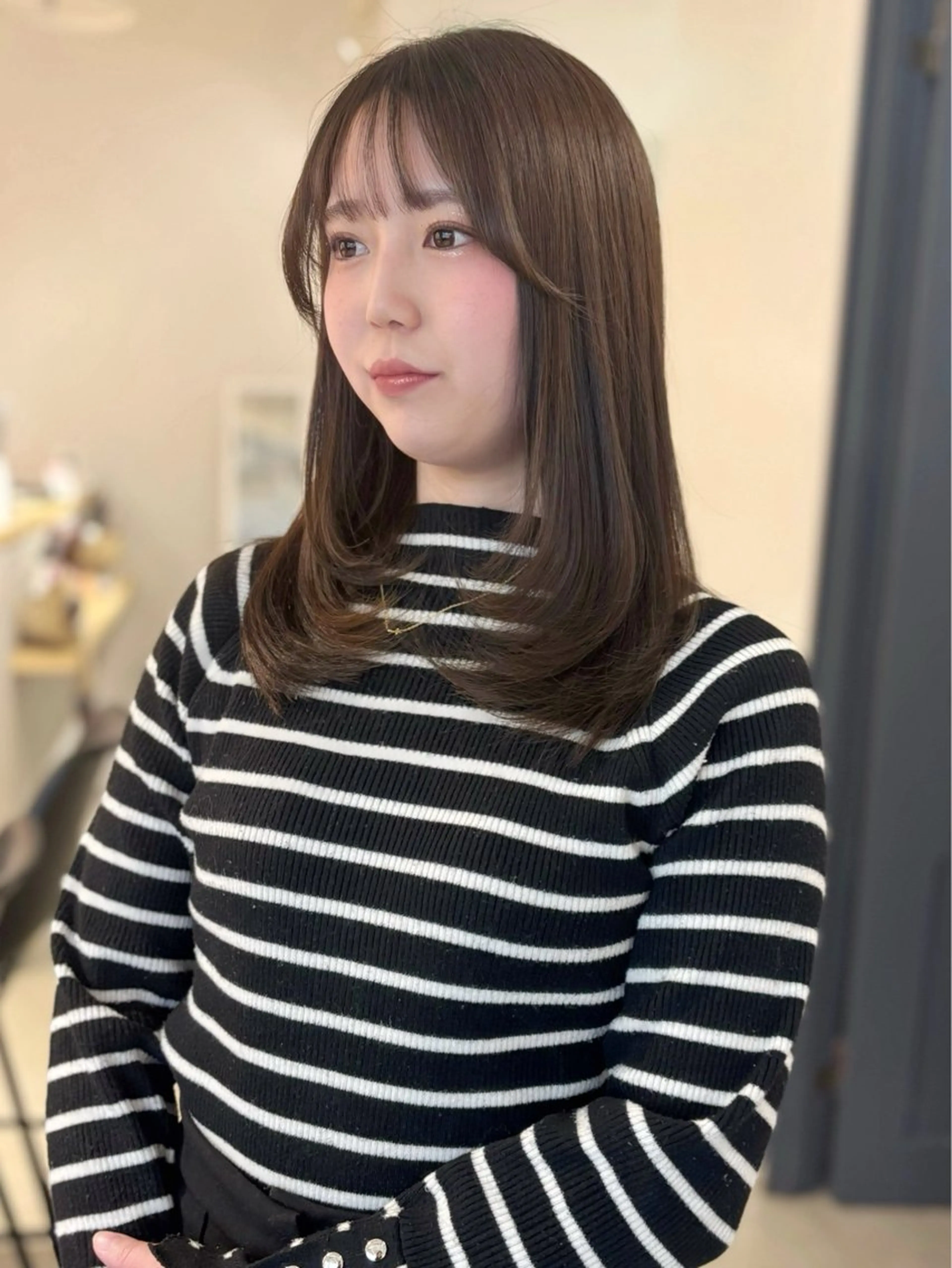ミディアム 札幌美容室♡西塔 瑠音🎀のヘアスタイル
