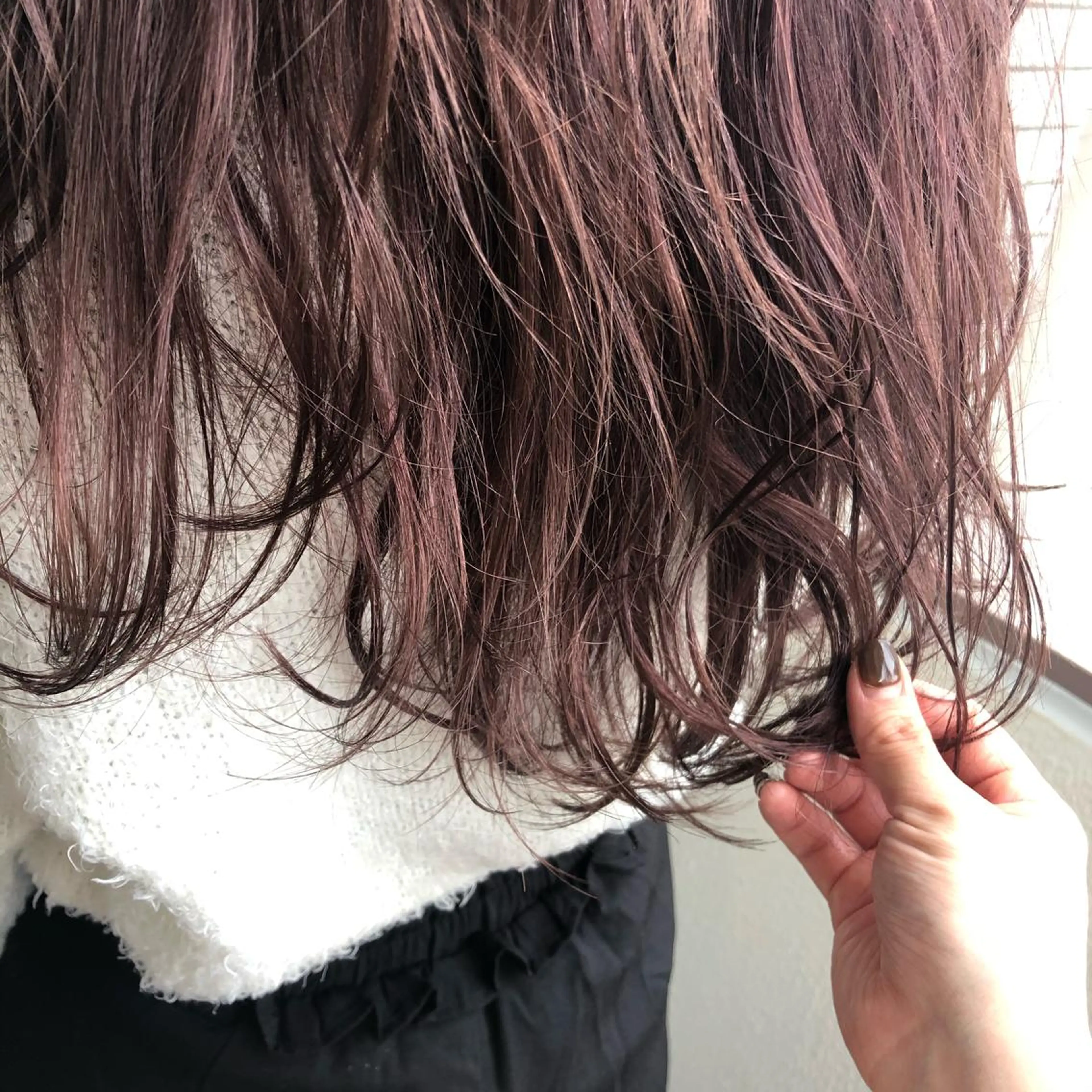 ロング カラー ヘアカラー トリートメント ヘッドスパ レイヤーカット 韓国ヘアayameのヘアスタイル