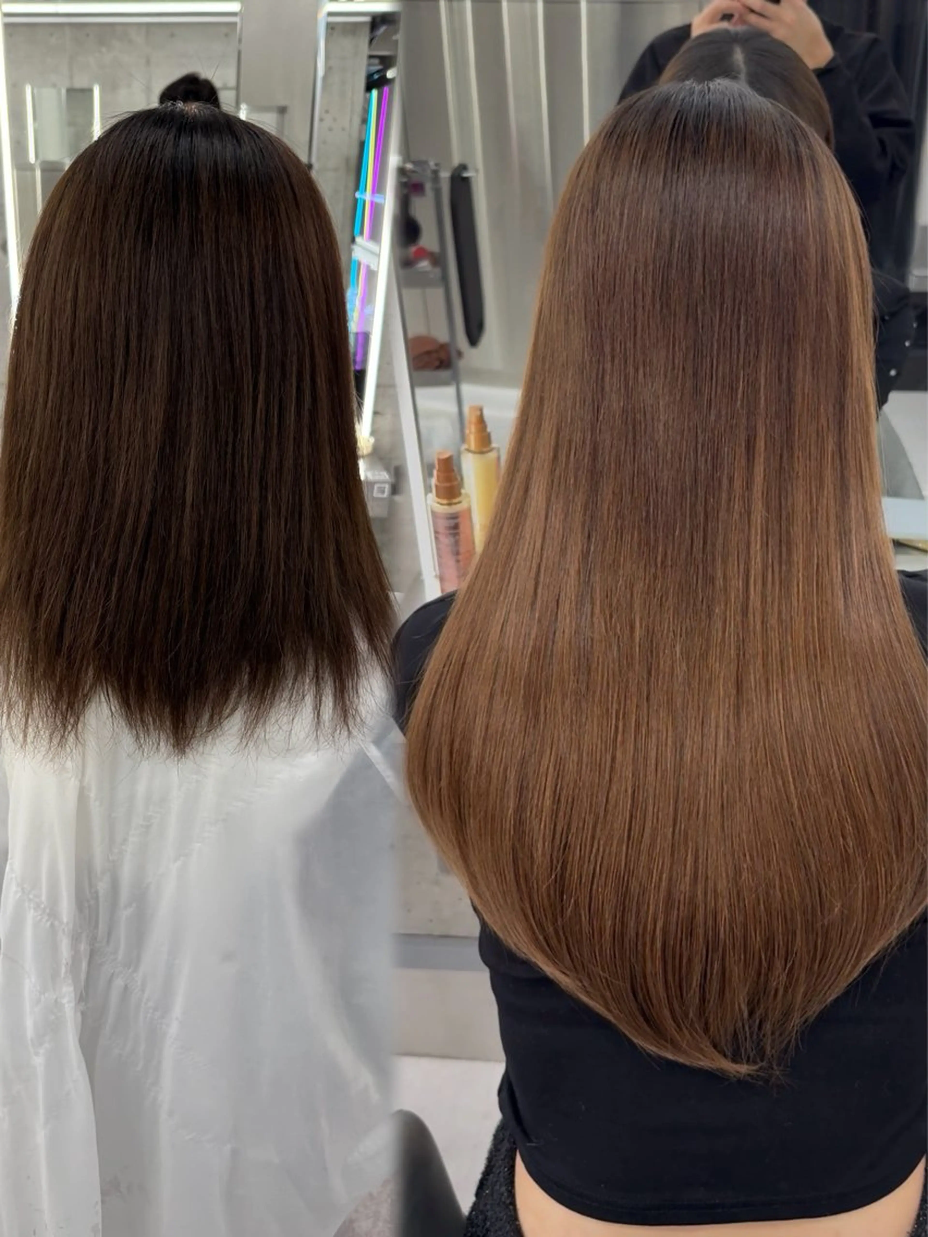 ロング エクステ×レイヤー 黎也のヘアスタイル