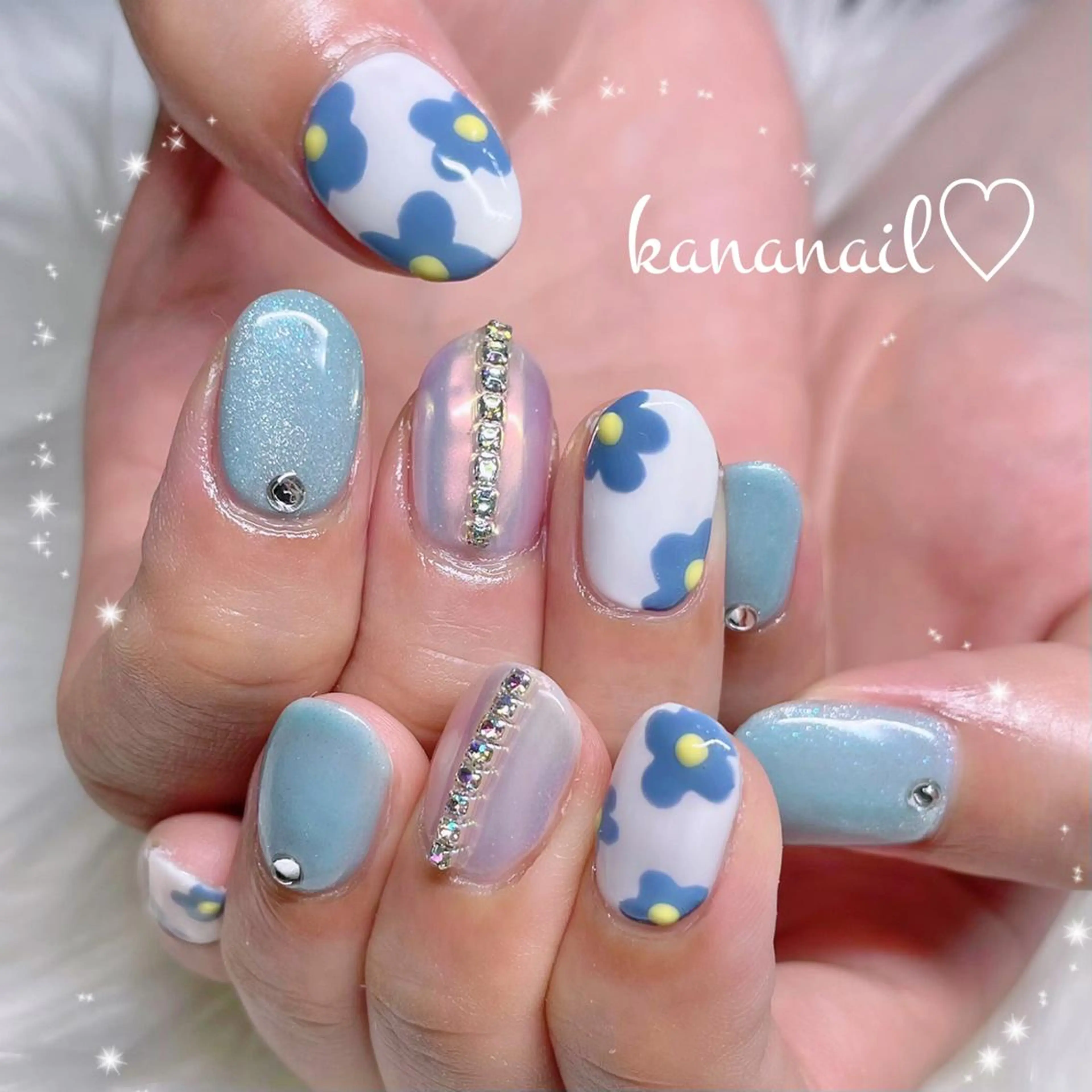 ネイル ミディアムネイル kananail ♡のネイルデザイン