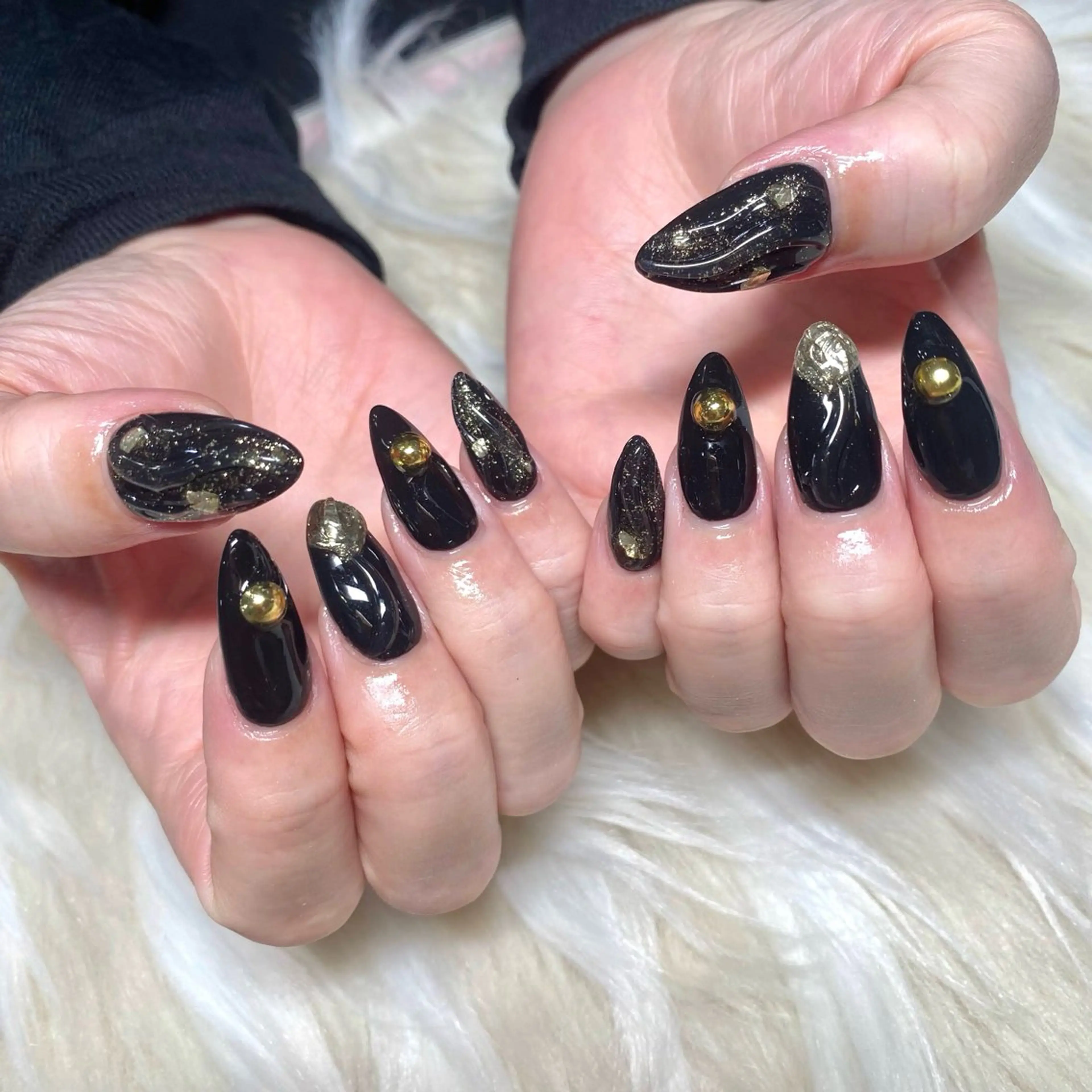 ネイル 長さ出し フレンチネイル ジェルネイル グラデーション 韓国ネイル ハンドネイル Nail&eye Belire 新宿のネイルデザイン