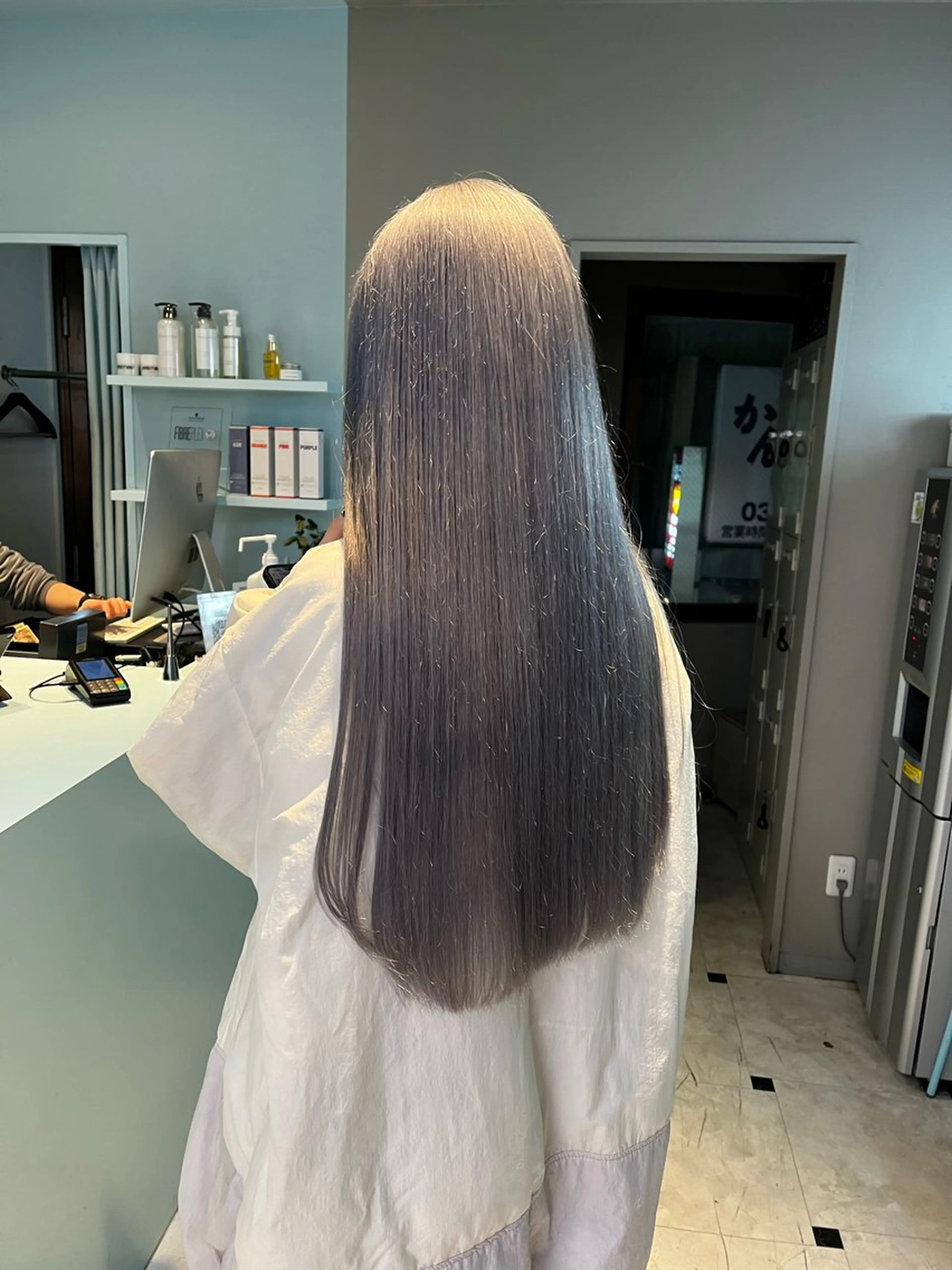 ロング カラー ヘアカラー トリートメント ブリーチカラー 🩵MIZUKIのヘアスタイル