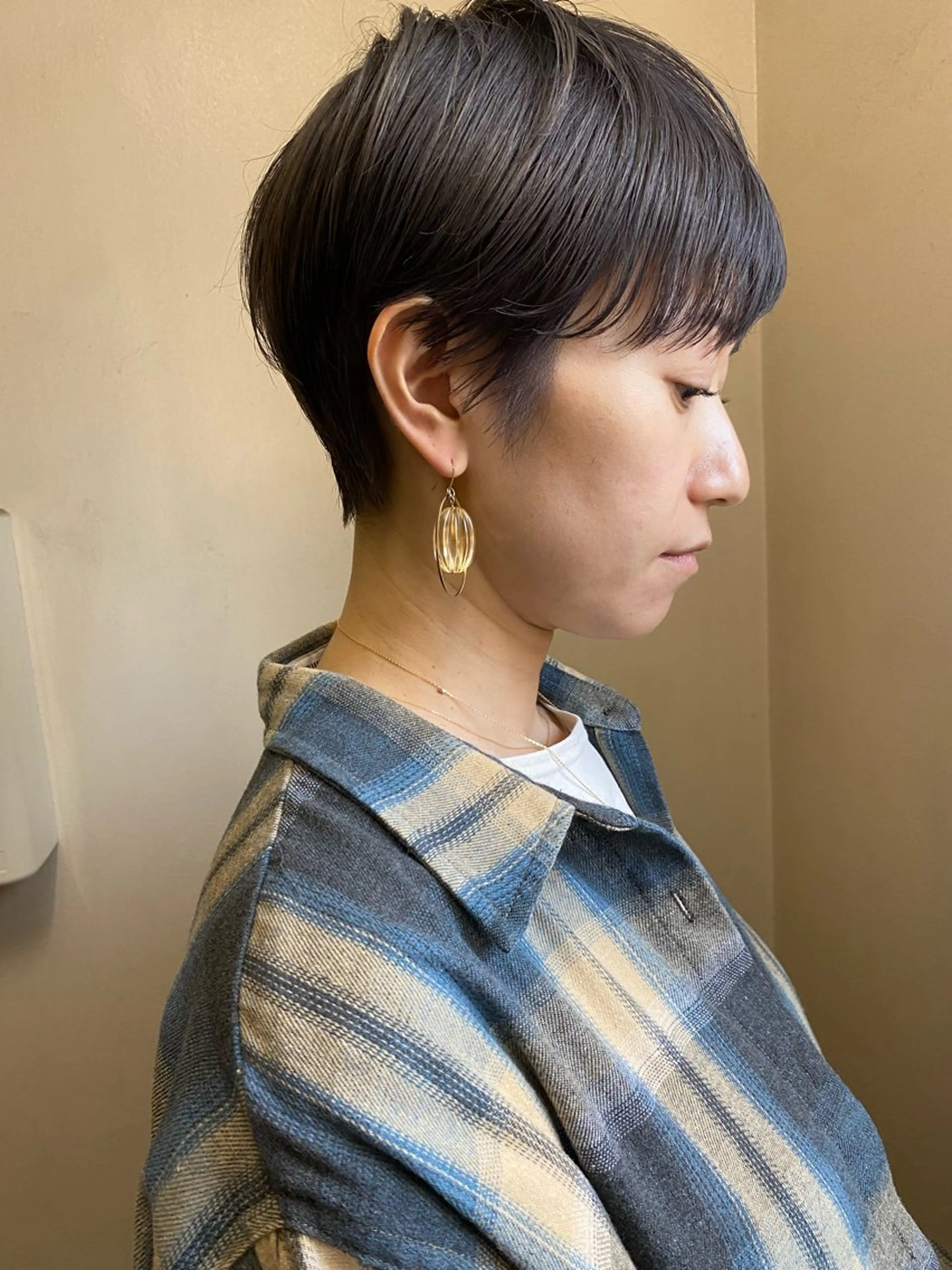 ショート カラー ラベンダーカラー ラベンダーグレー ショートヘア カット ヘアカラー トリートメント 坂本 裕介/パーマのヘアスタイル