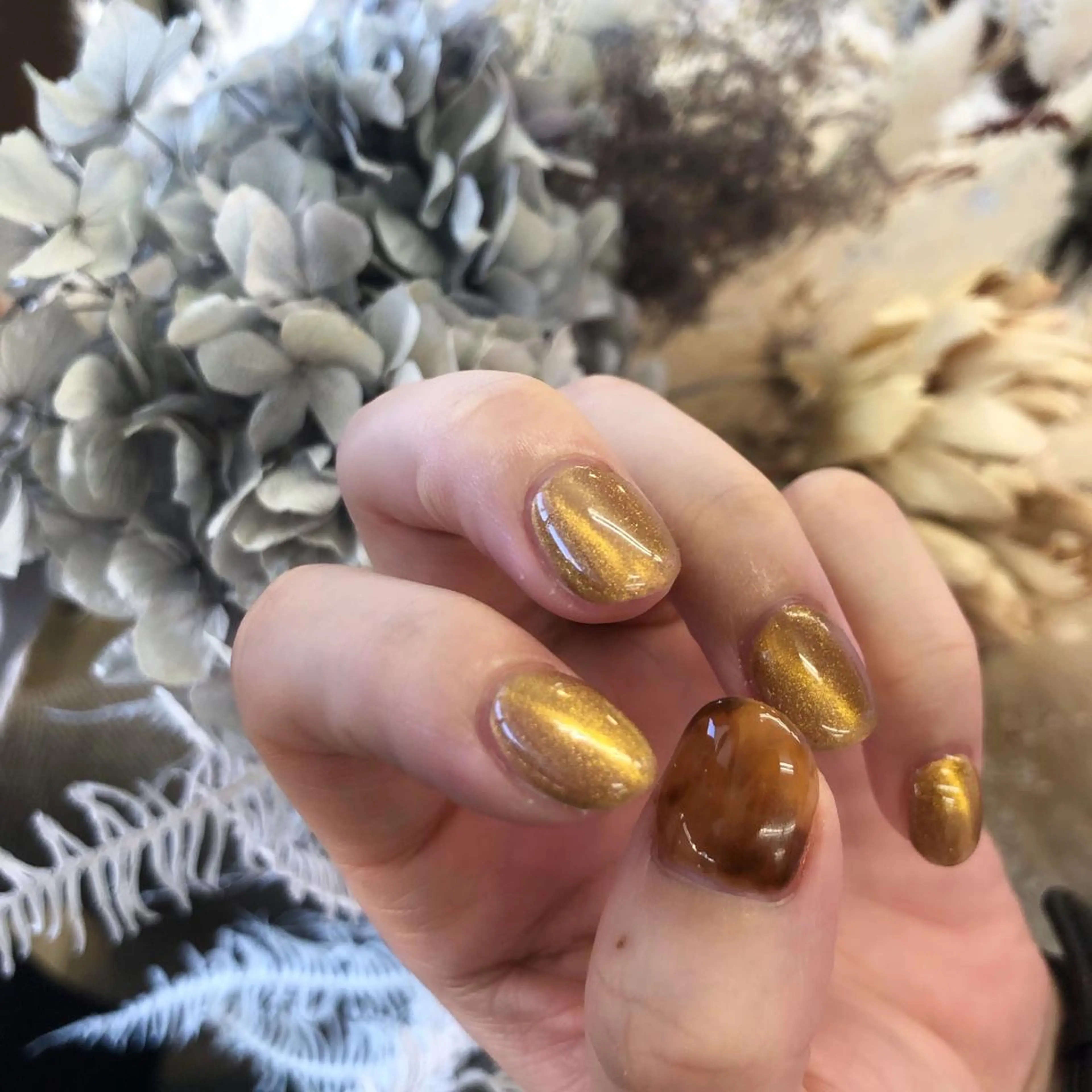 ネイル べっ甲ネイル マグネットネイル nail 1997のネイルデザイン