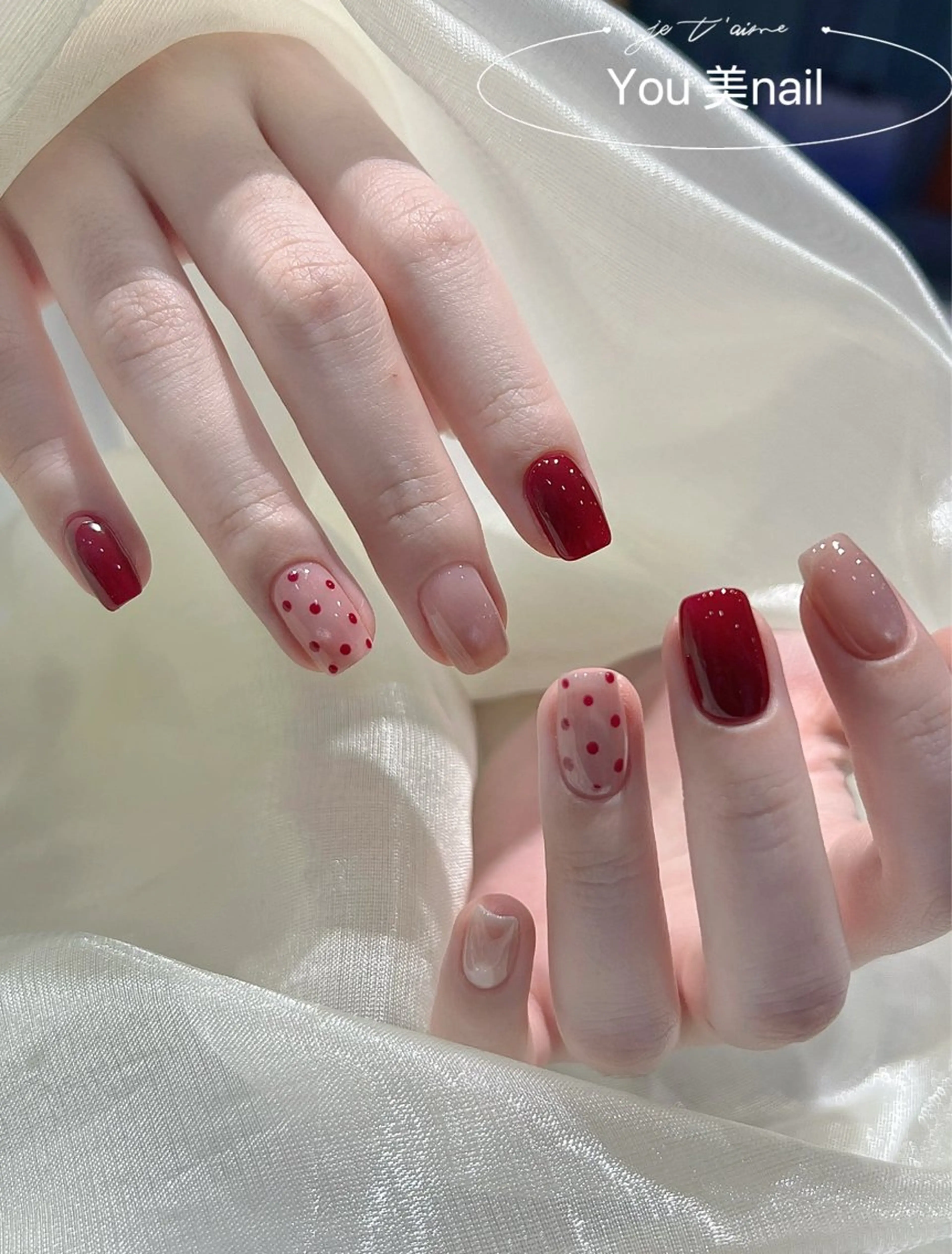 ネイル ハンドネイル ハンドケア you美nail所属・sunnynail 小桃のネイルデザイン