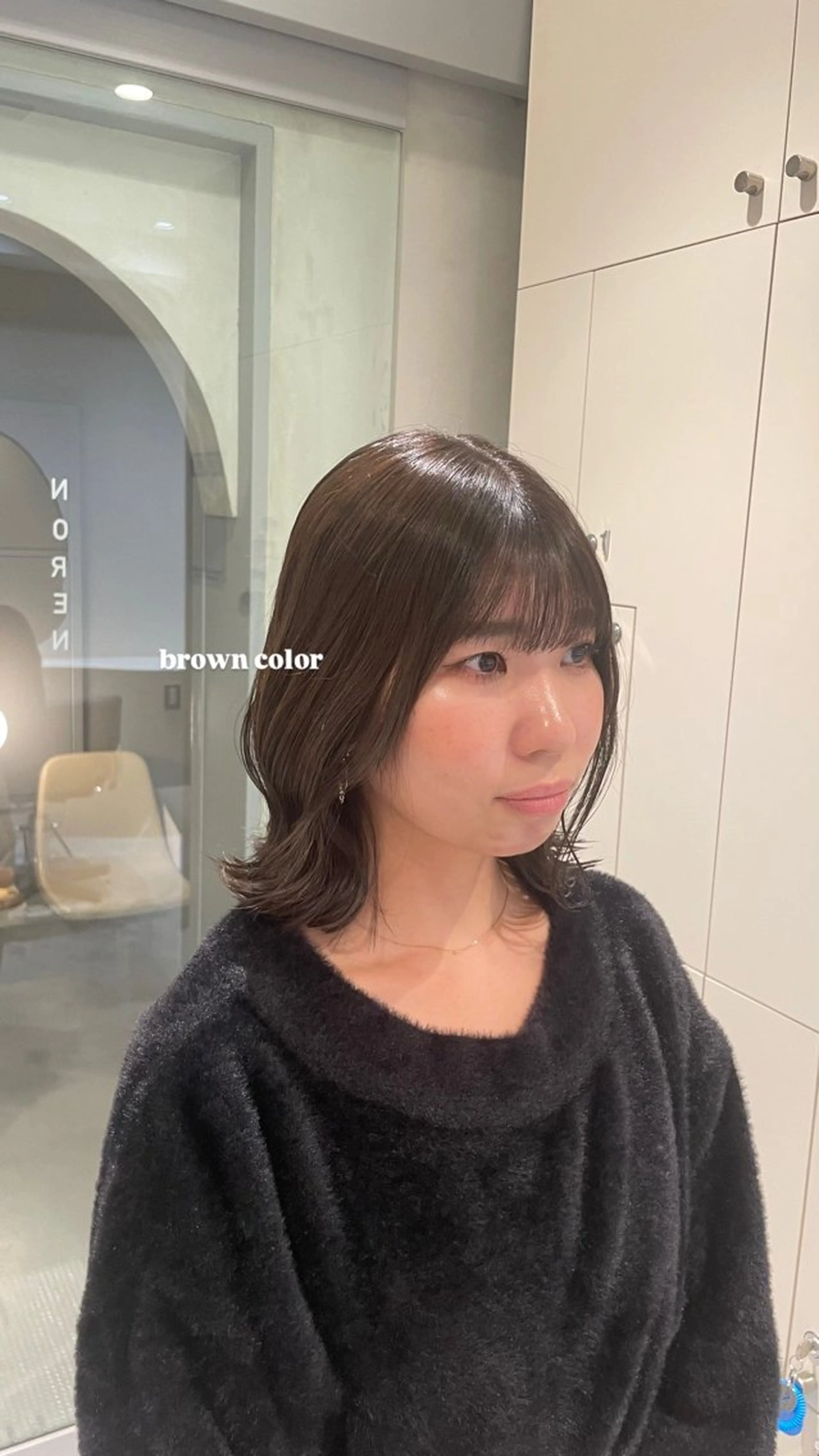 ミディアム ヘアカラー トリートメント たかはし ゆうなのヘアスタイル