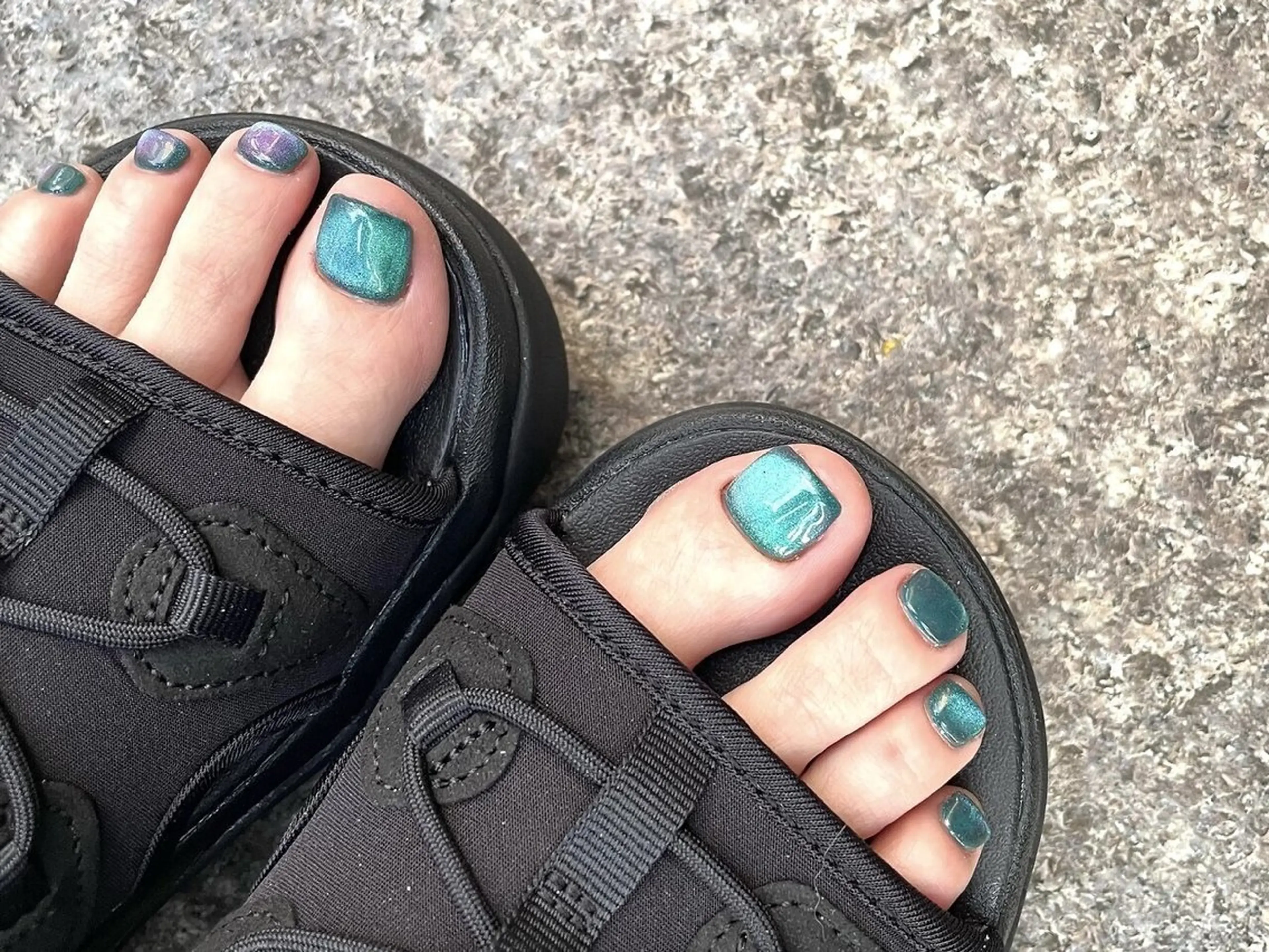 オフあり◆フットネイル/マグネットネイル(フットバスなし)¥5500​〜​の写真