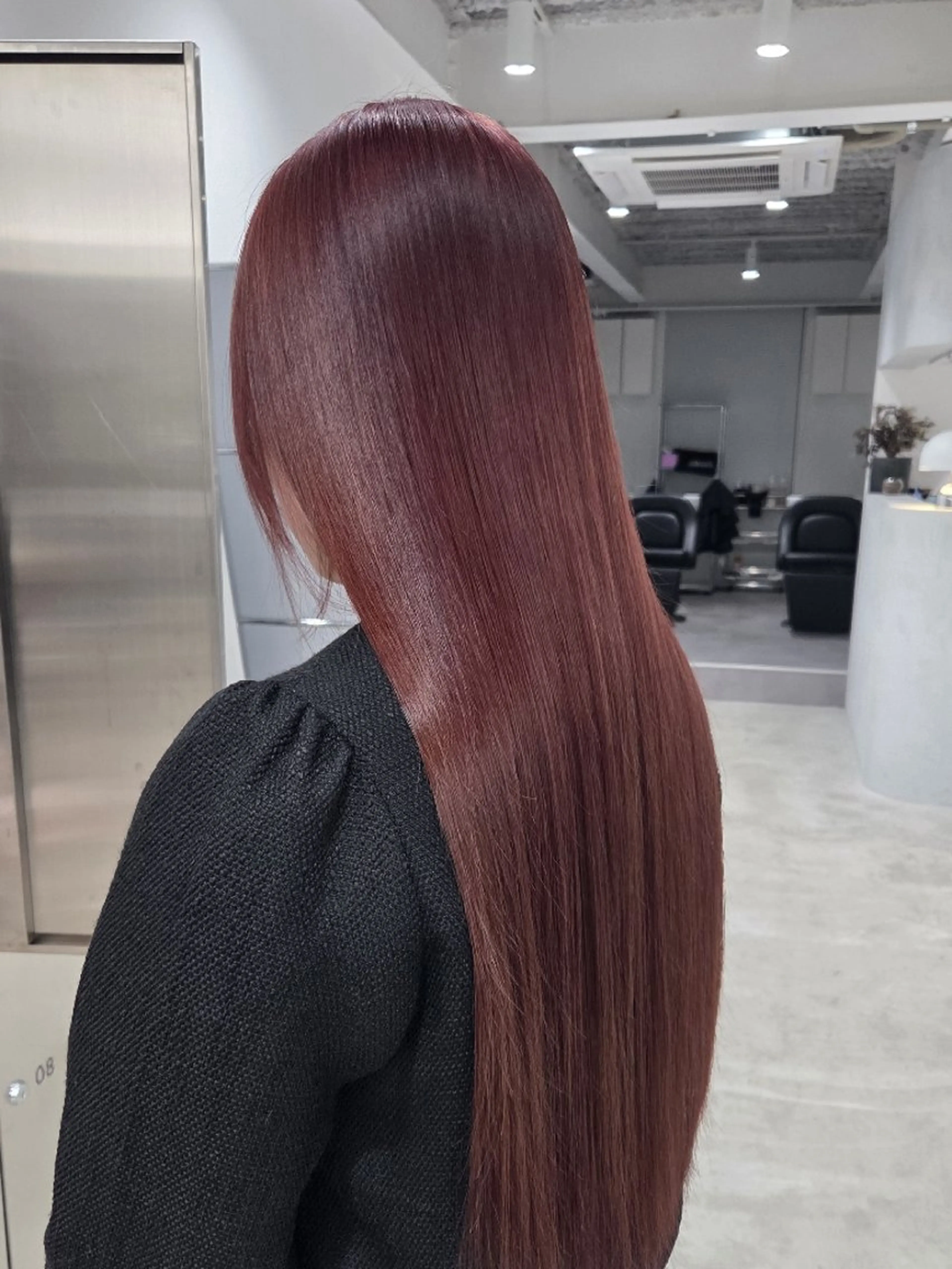 ロング カラー ベージュカラー ブリーチ 透明感カラー コーラルベージュ ダブルカラー カット パーマ ヘッドスパ YOKUTO/今日 ⭕️ブリーチパーマのヘアスタイル