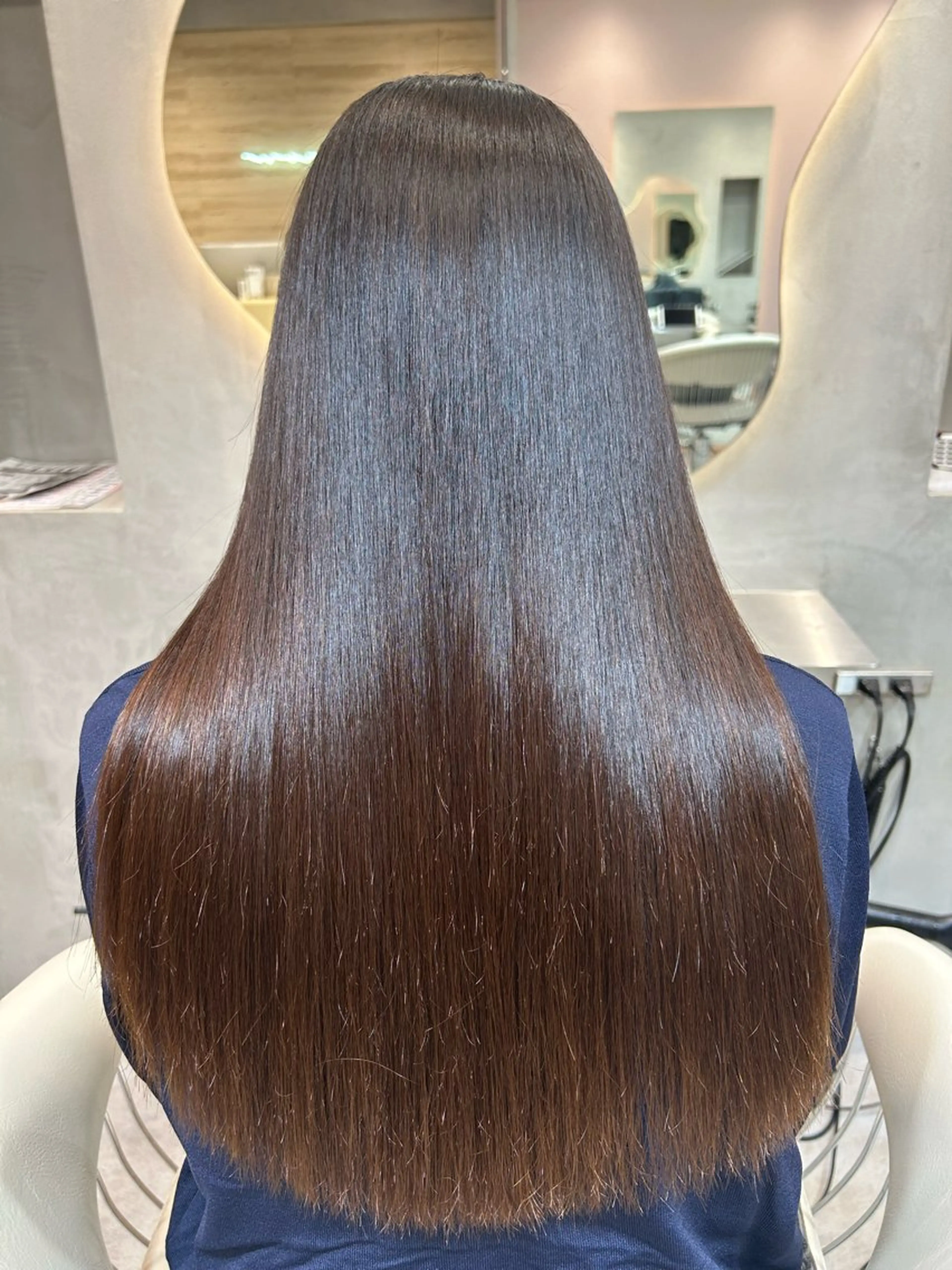 ロング 美髪縮毛矯正/ 透明感カラー吉田光佑のヘアスタイル