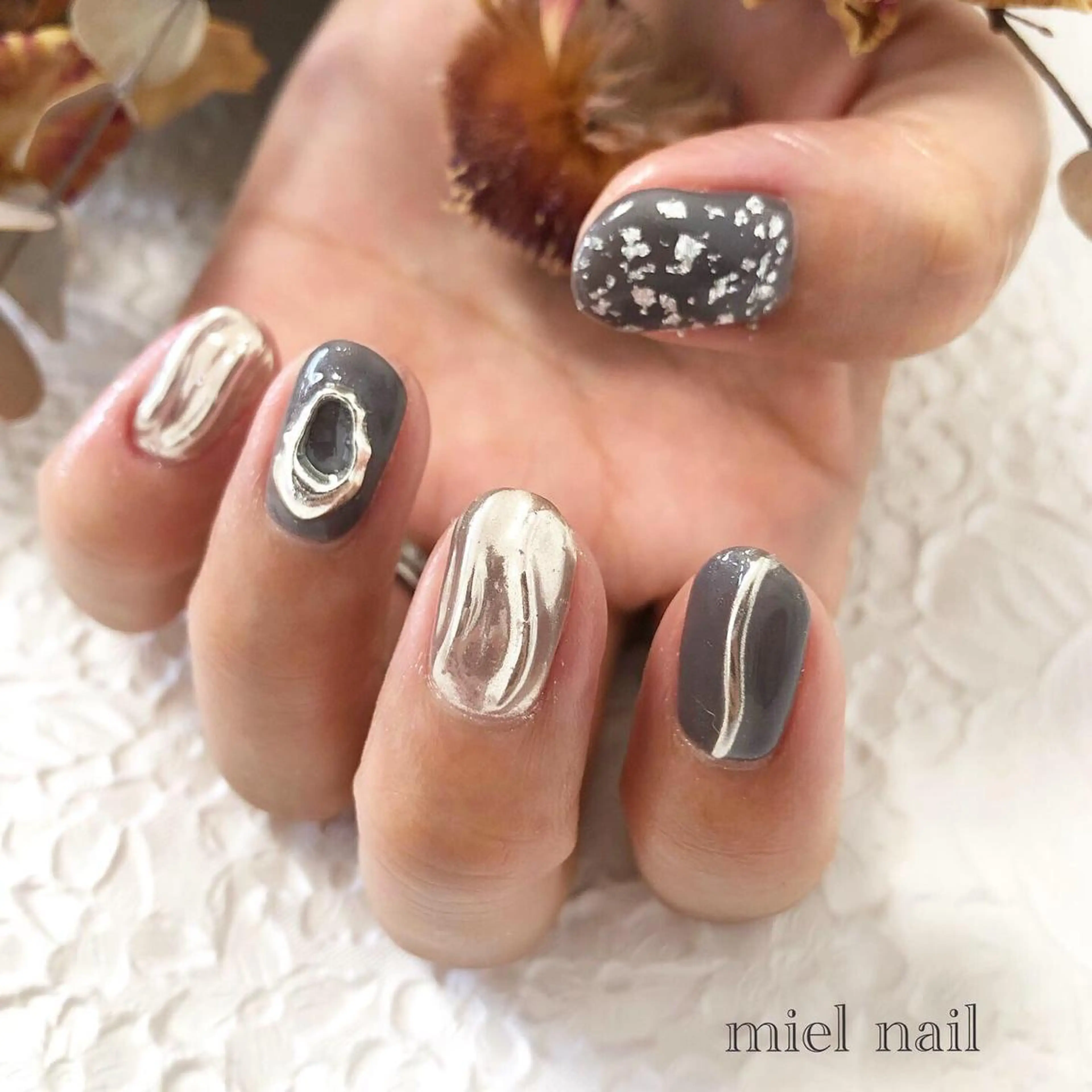 ネイル ハンドネイル miel nailのネイルデザイン