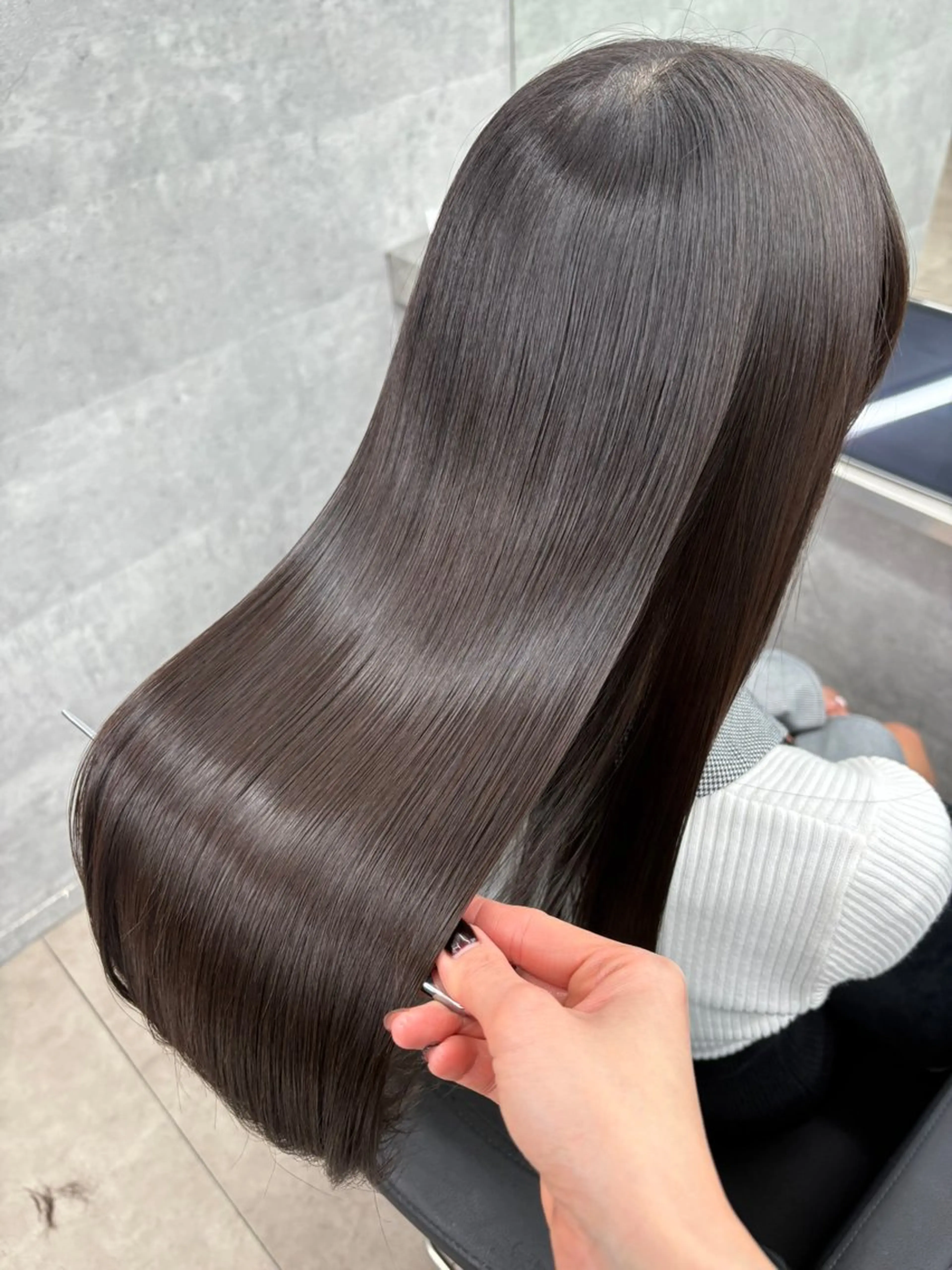 ロング カラー 髪質改善/ﾚｲﾔｰ ｶｯﾄ/店長/原島のヘアスタイル