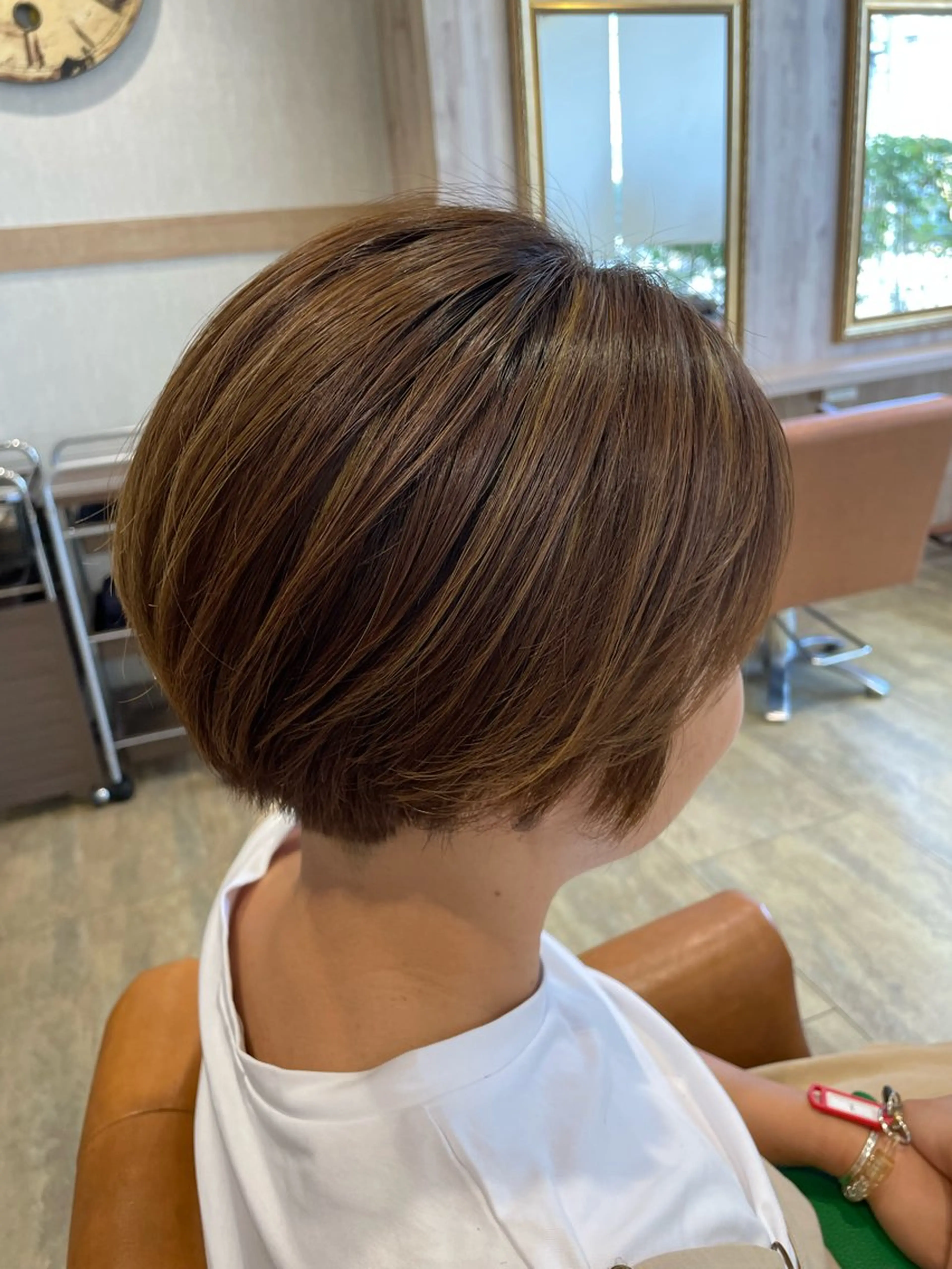 ショート カラー bisou_ SAEのヘアスタイル