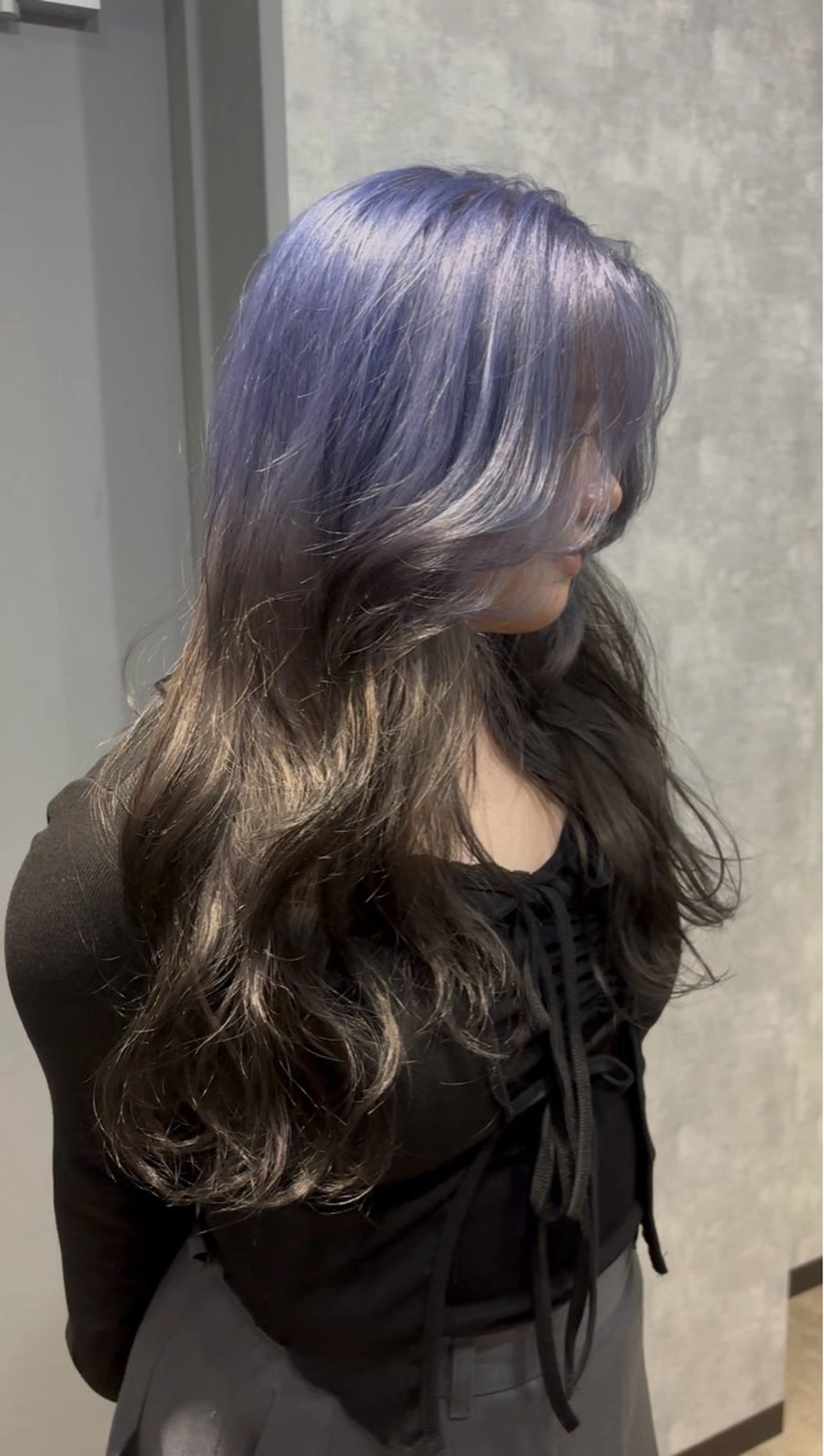 ロング カット ヘアカラー トリートメント 🌐NATSUMI 🌐【寒色カラー】のヘアスタイル