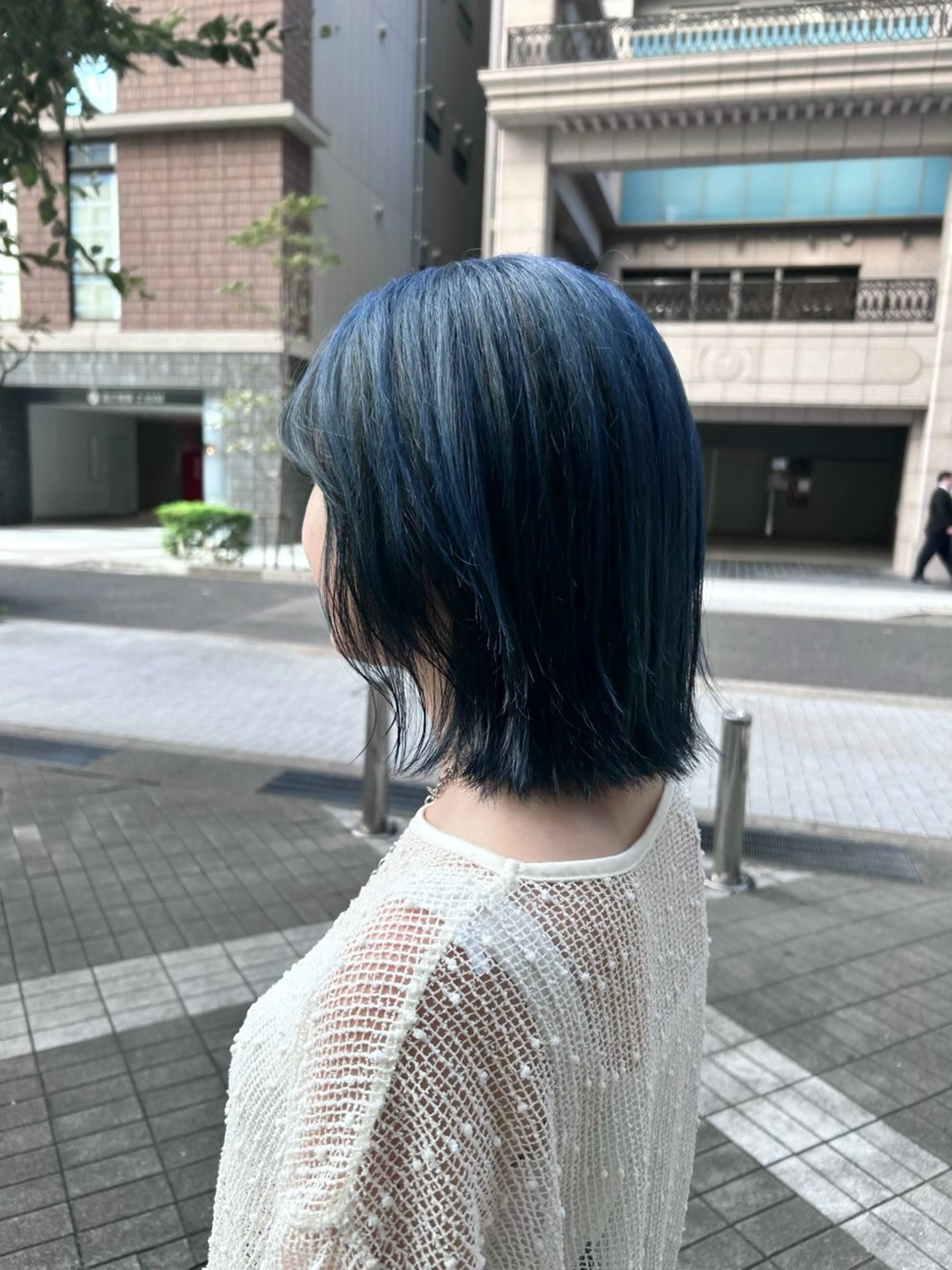 ショート ボブレイヤー ボブ レイヤーカット 八尾 幸那のヘアスタイル