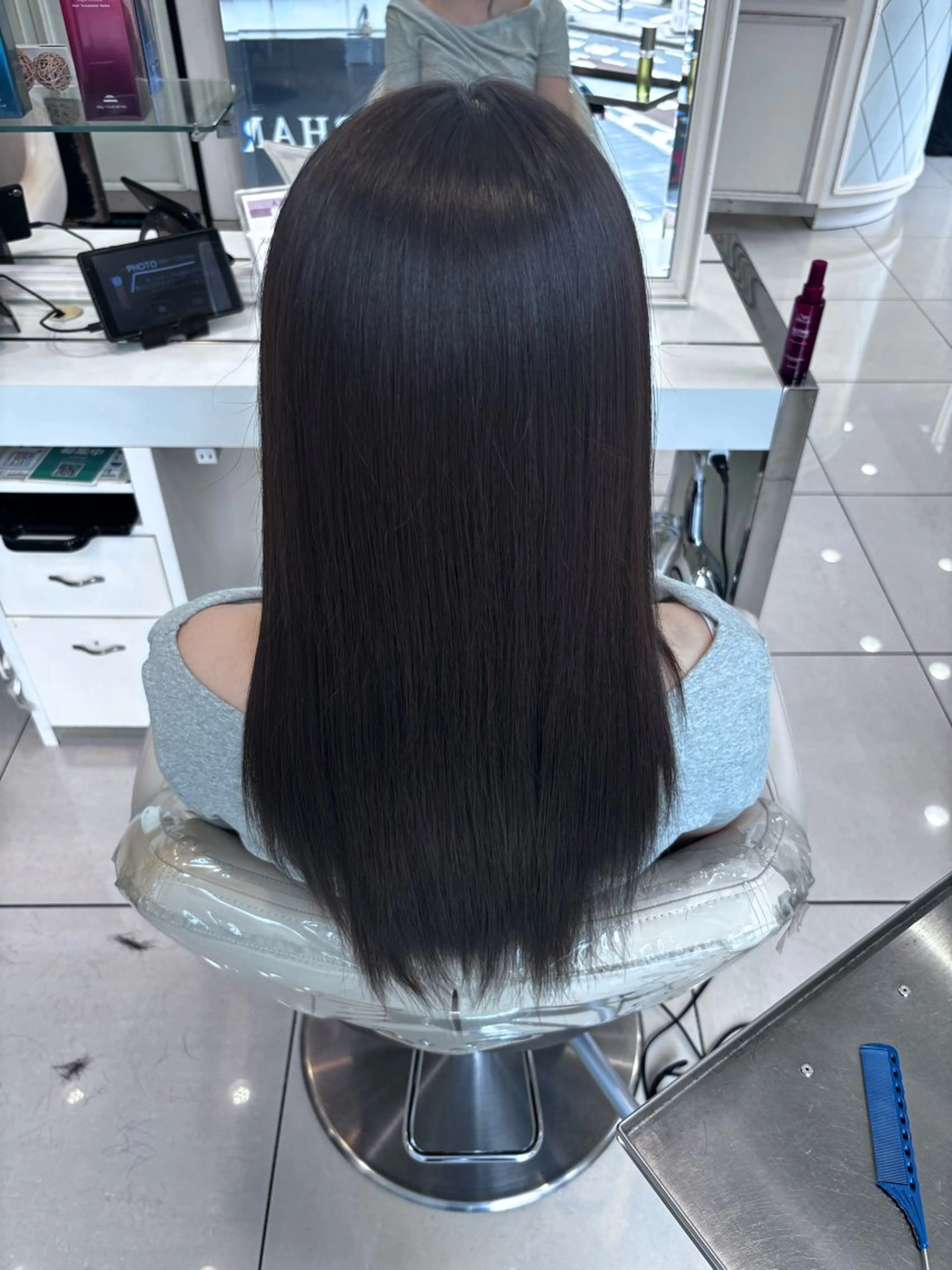 ロング カラー 艶髪 /ダメージレス 縮毛矯正 / くうのヘアスタイル