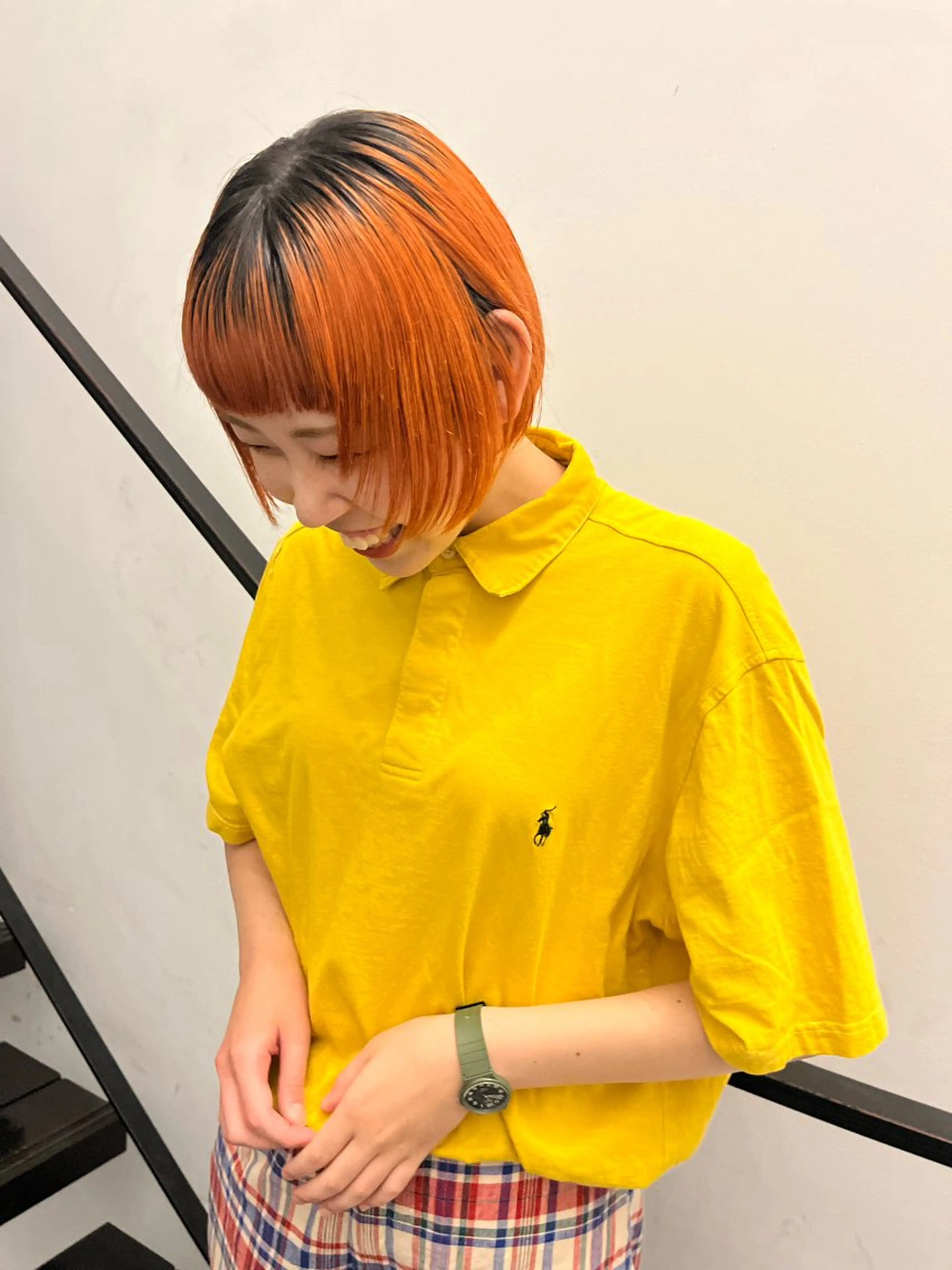 ショート カラー aya/ブリーチ/ ボブ/ショートのヘアスタイル