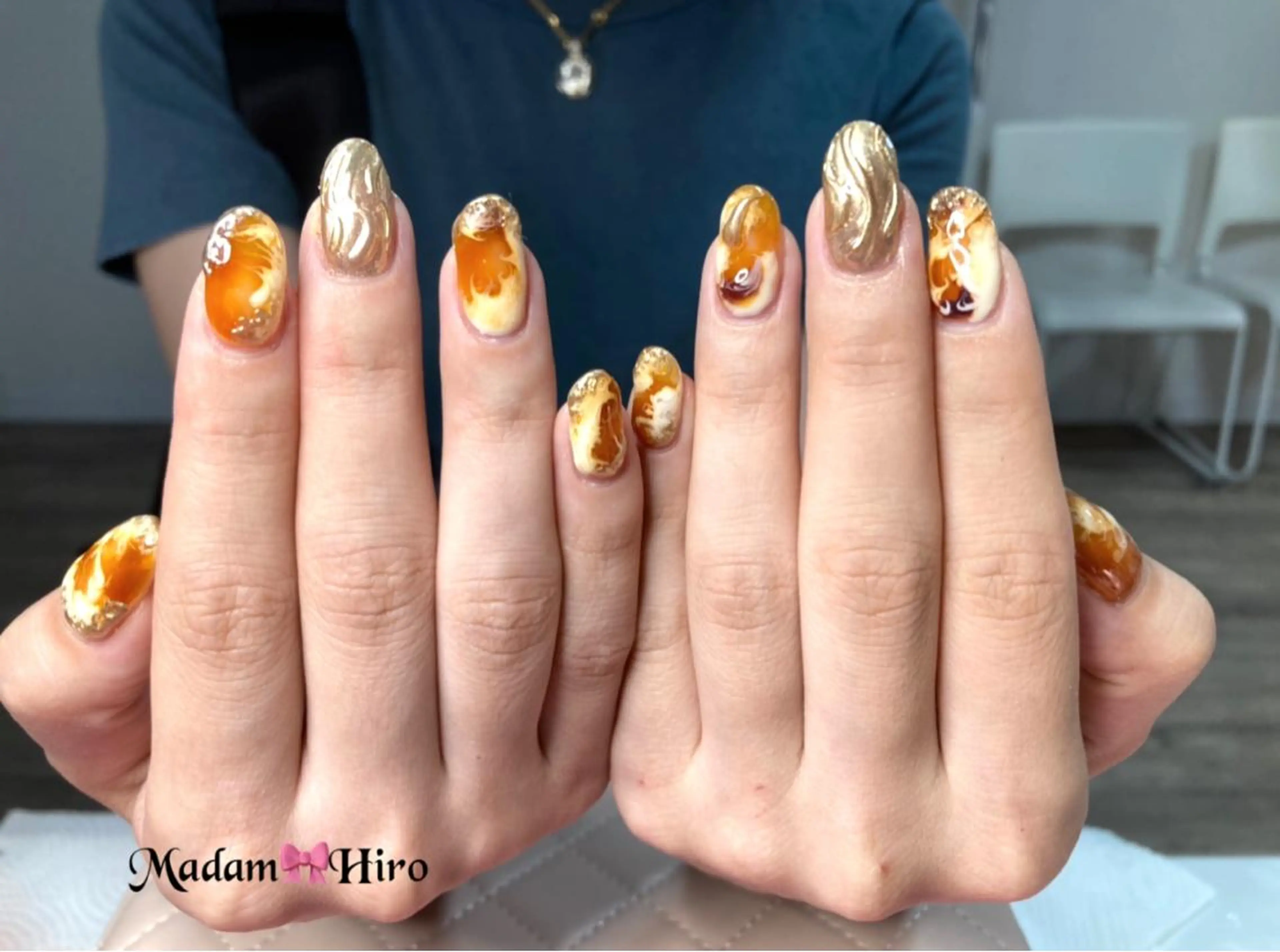 ネイル ニュアンスネイル ハンドネイル Lianネイル 寛子Lianのネイルデザイン