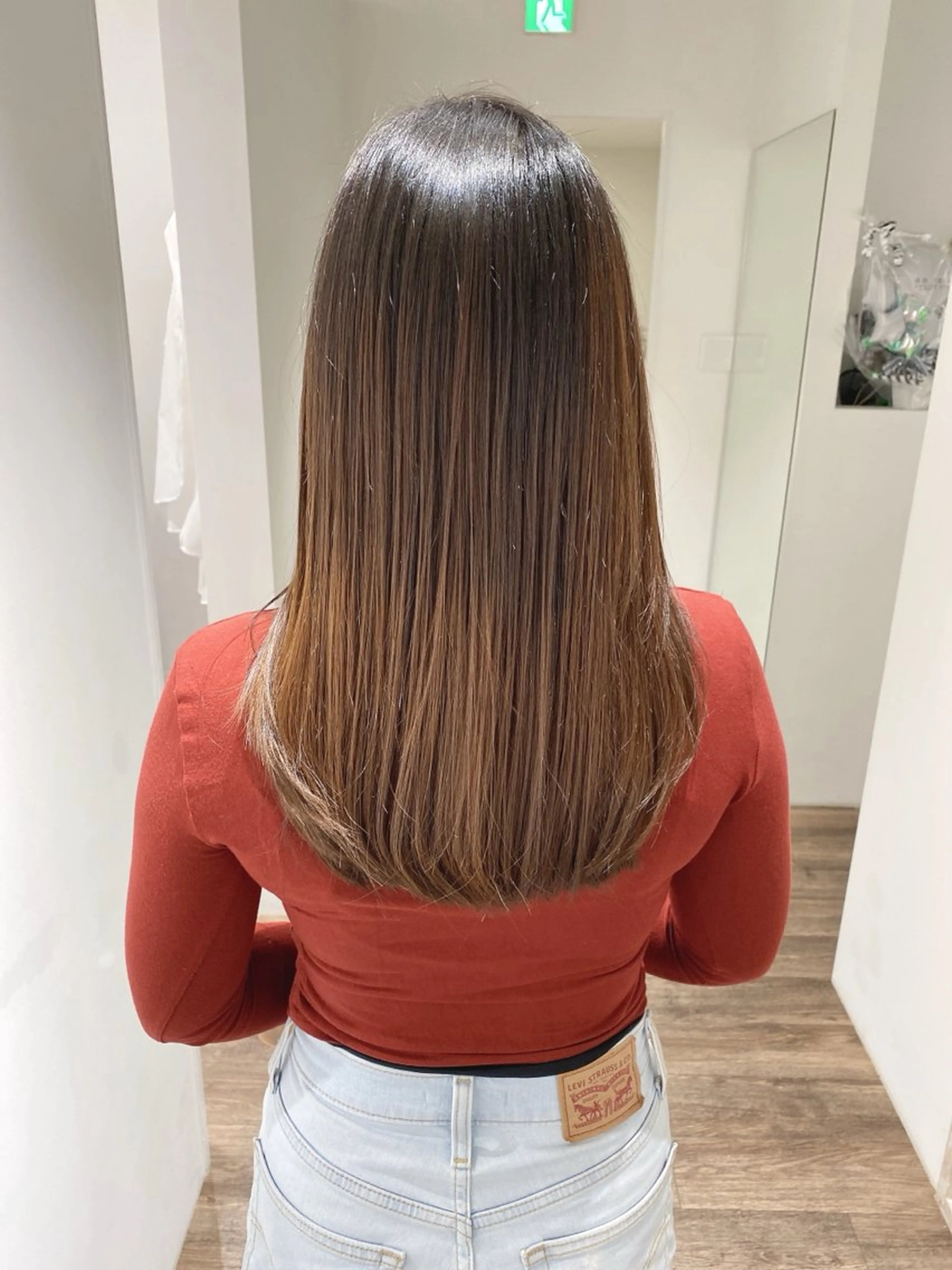 ロング カット GO TODAY SHAiRE SALON 横須賀所属・ハイライト⭐️上野 高広のヘアスタイル