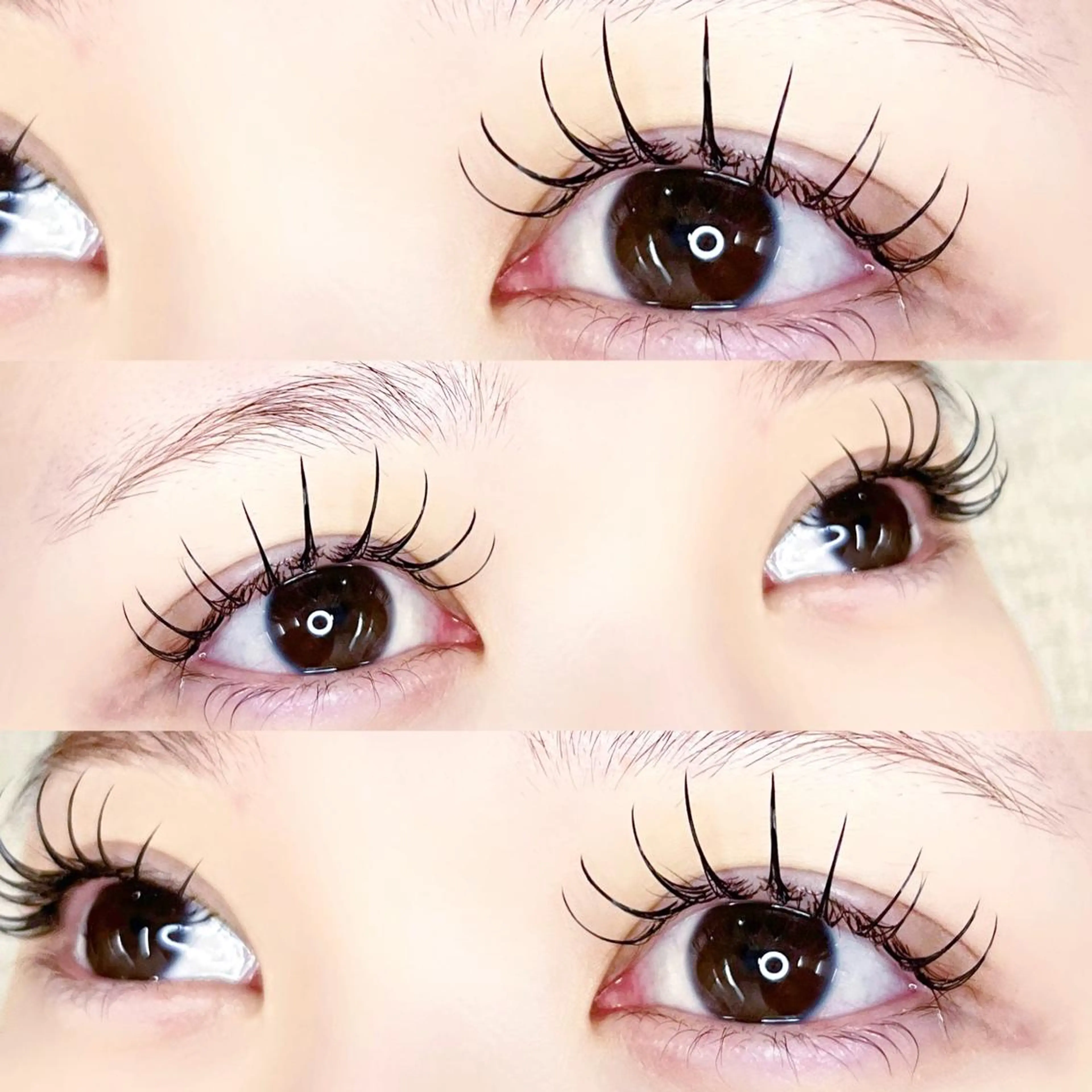 マツエク・マツパ キュート フラットラッシュ マツエク ゆいな 💖のマツエク・マツパデザイン