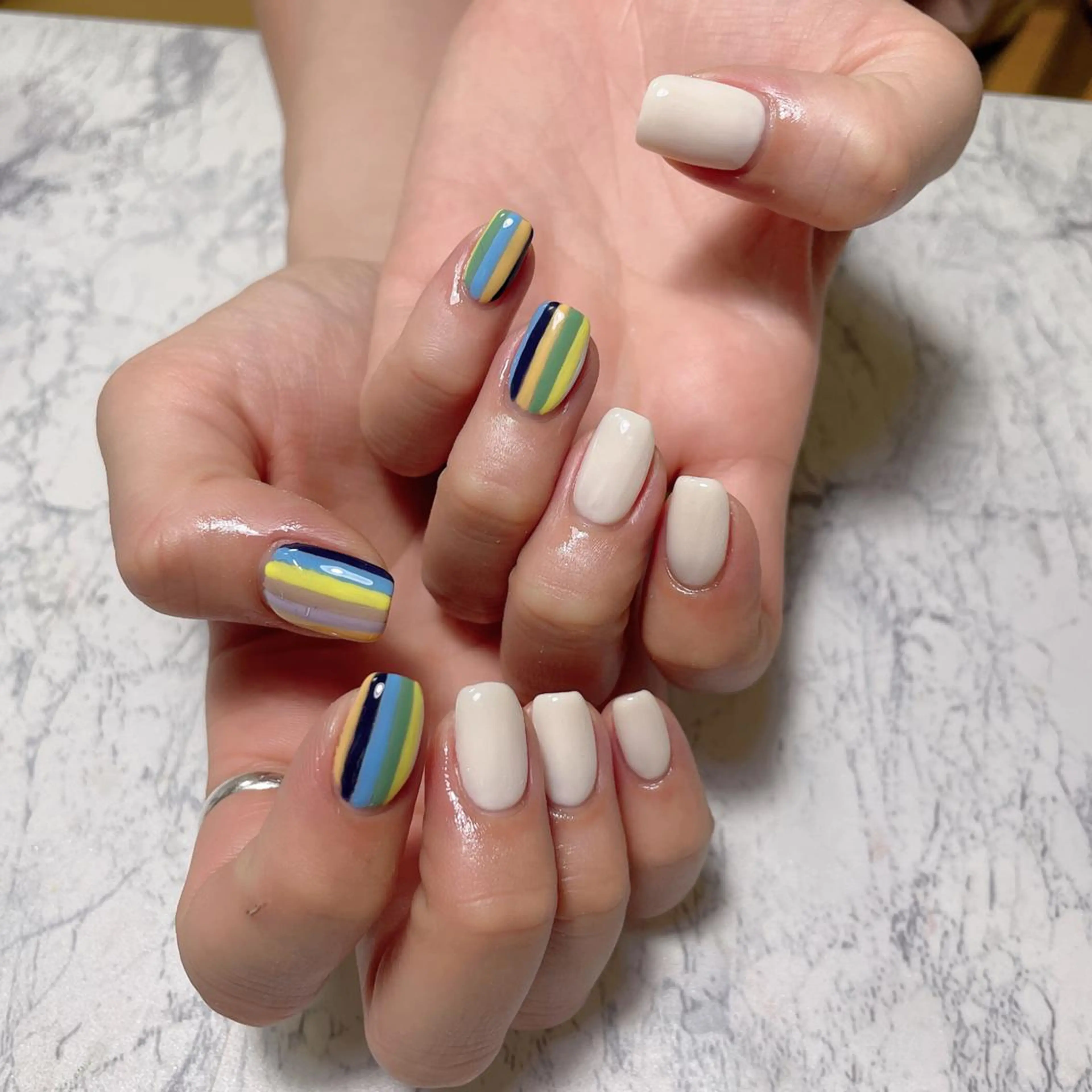 ネイル ハンドネイル 畠山 ゆいのネイルデザイン