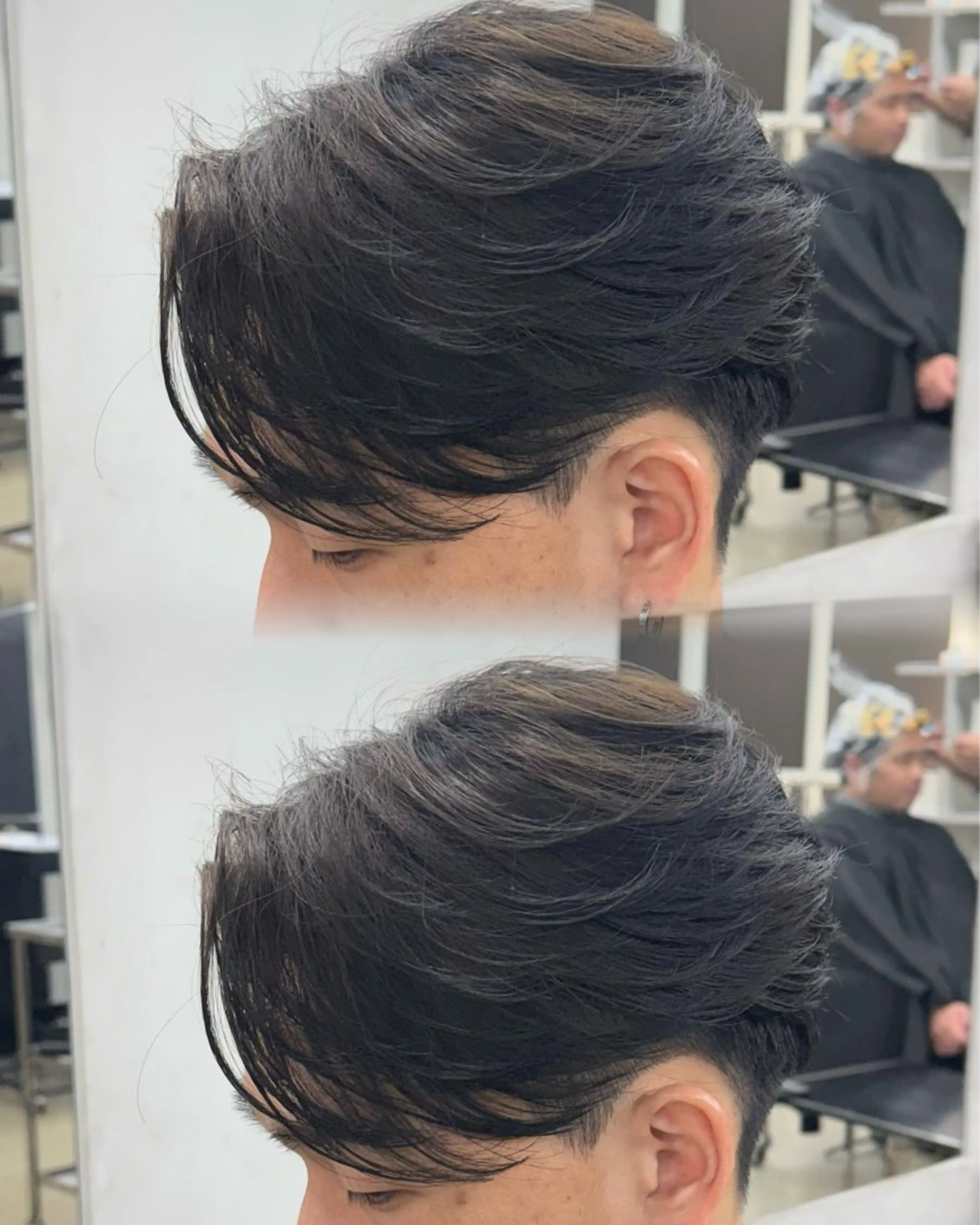 パーマ メンズ 田中 辰弥のヘアスタイル