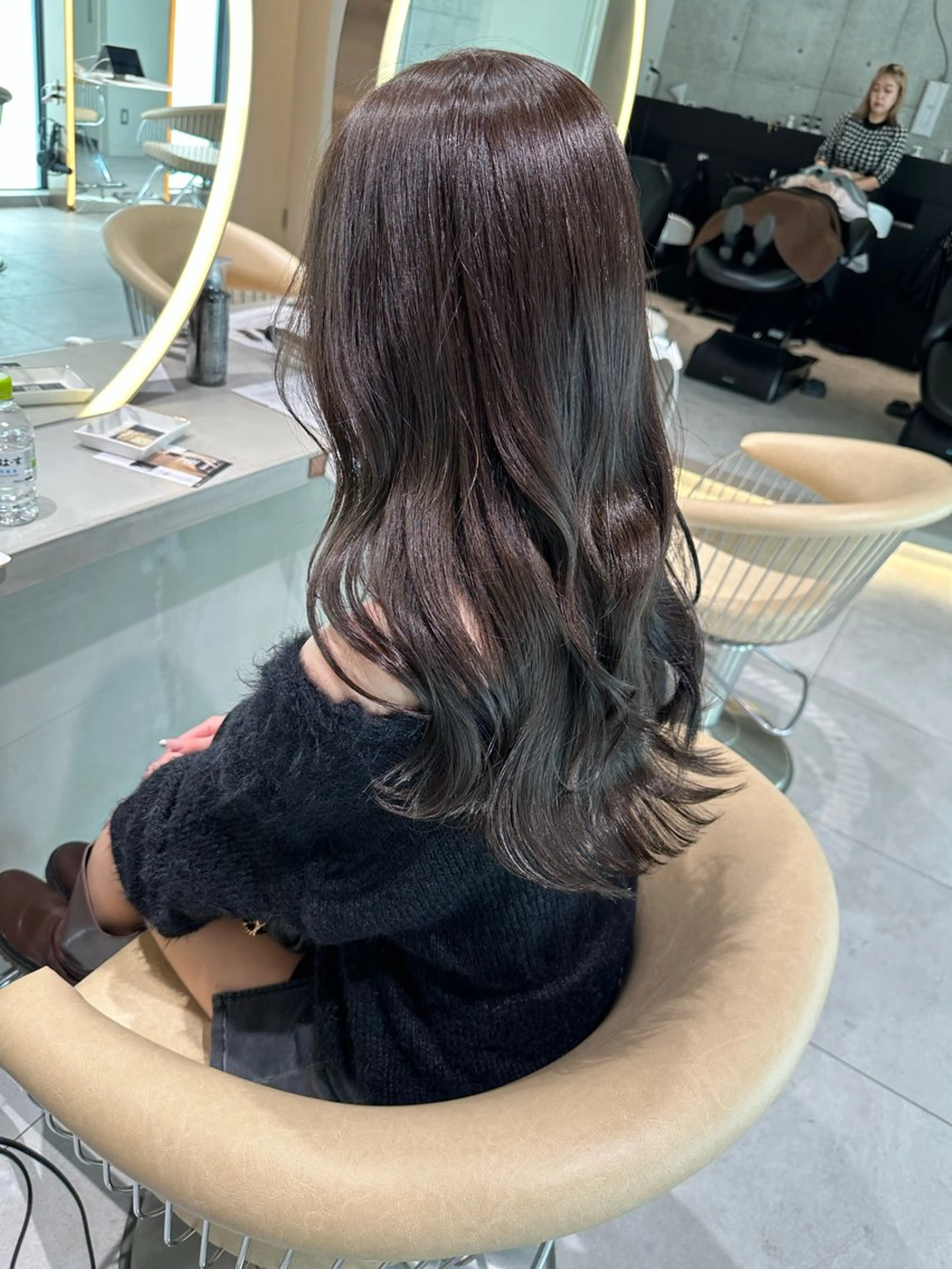 セミロング カラー カット トリートメント 《髪質改善✖️オリー ブ🧸》小嶋拓也のヘアスタイル