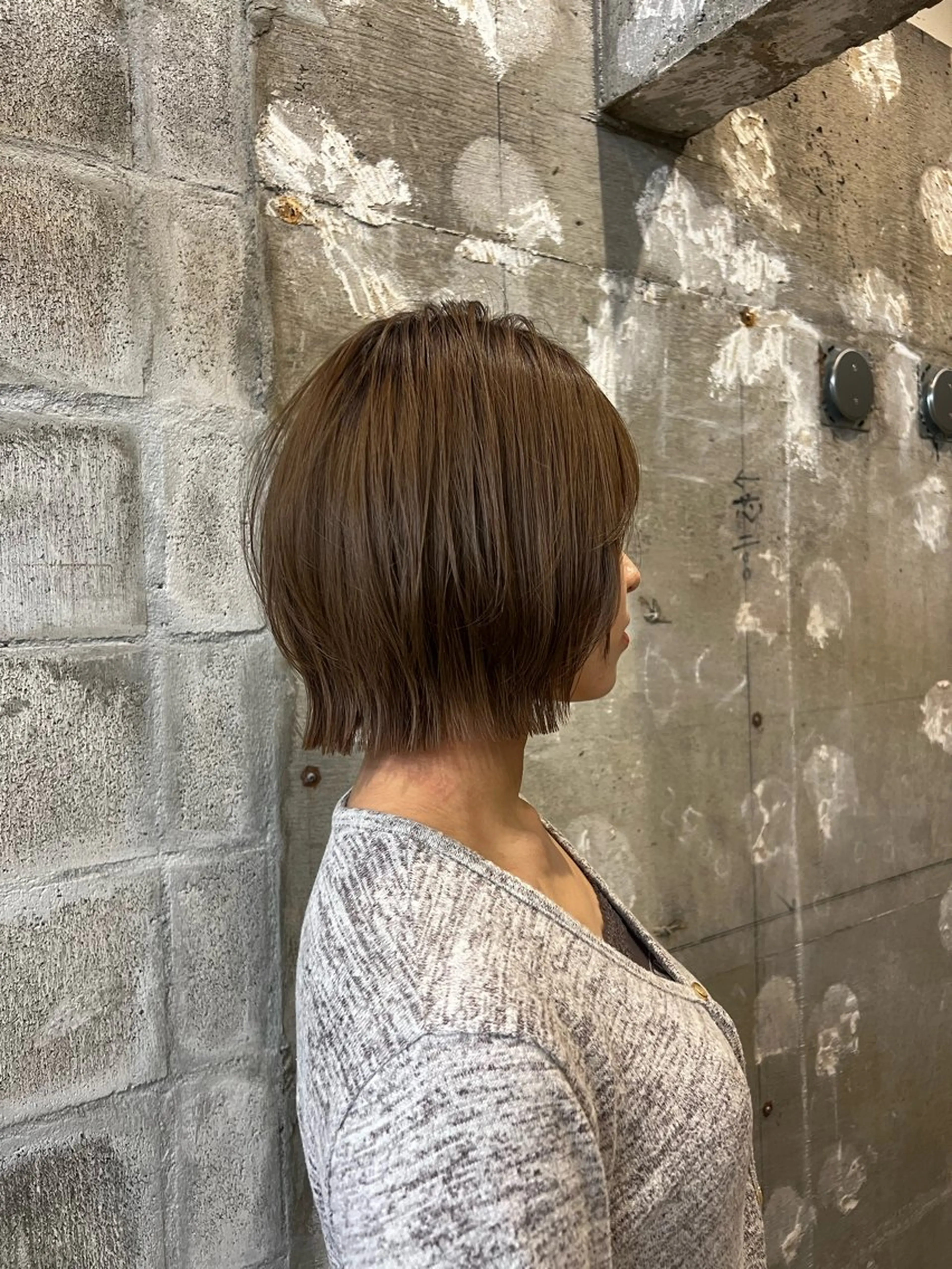 ショート ボブ ヘアカラー トリートメント fit /HONOKAのヘアスタイル