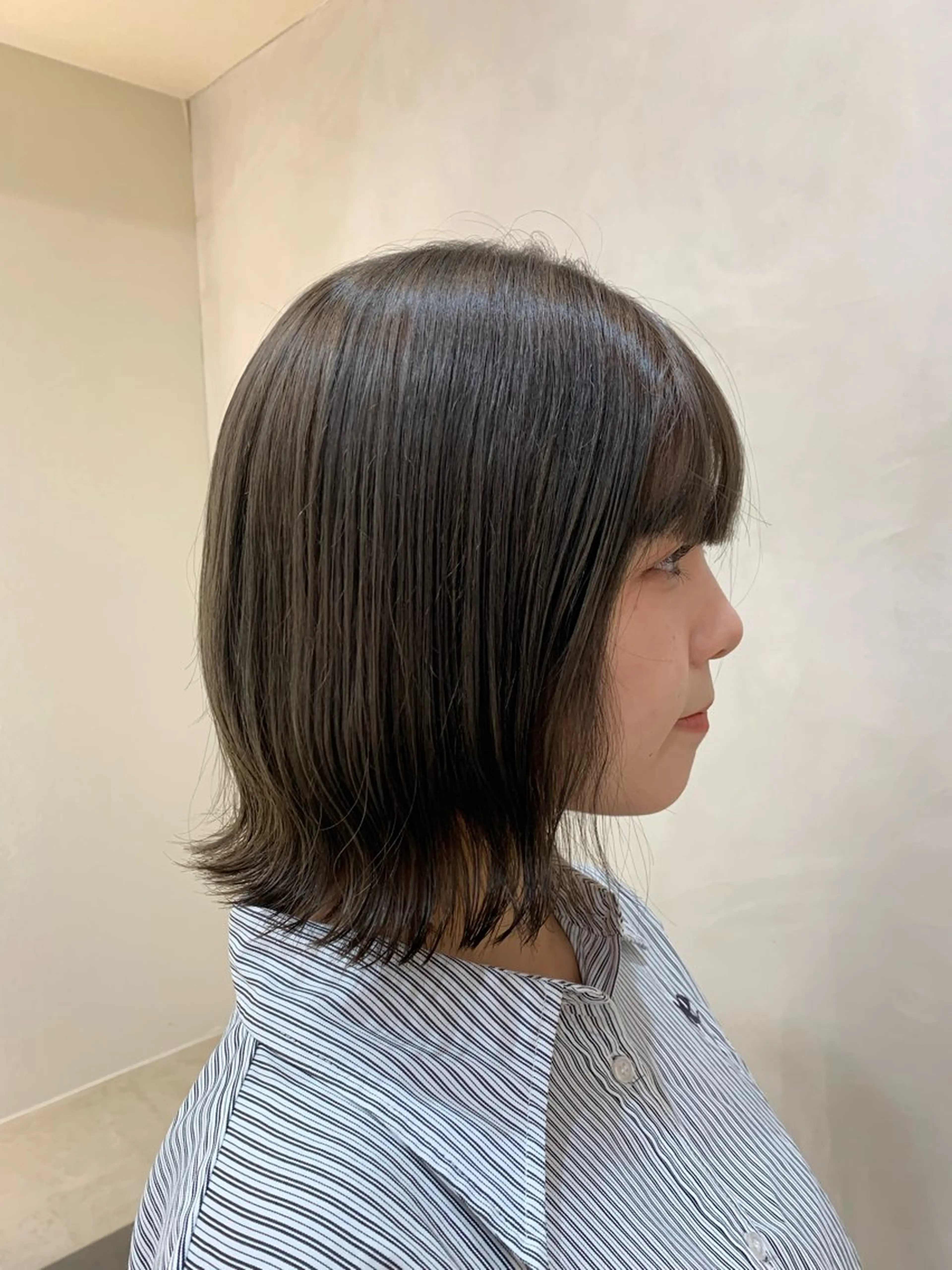 ミディアム カラー 矢場町/ダブルカラー /レイヤー/アリサのヘアスタイル