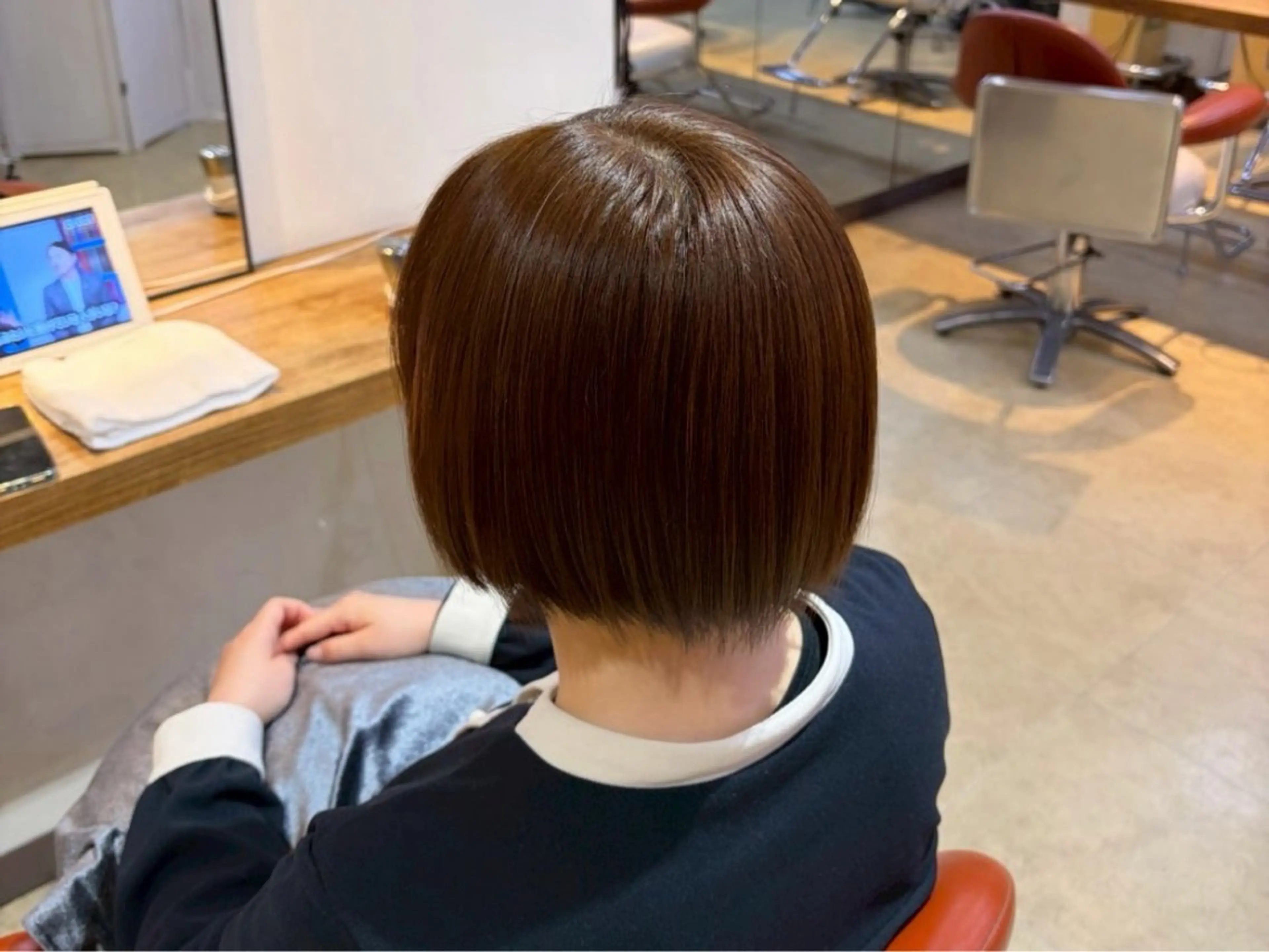 ショート カラー ヘアカラー 松本 ひなたのヘアスタイル