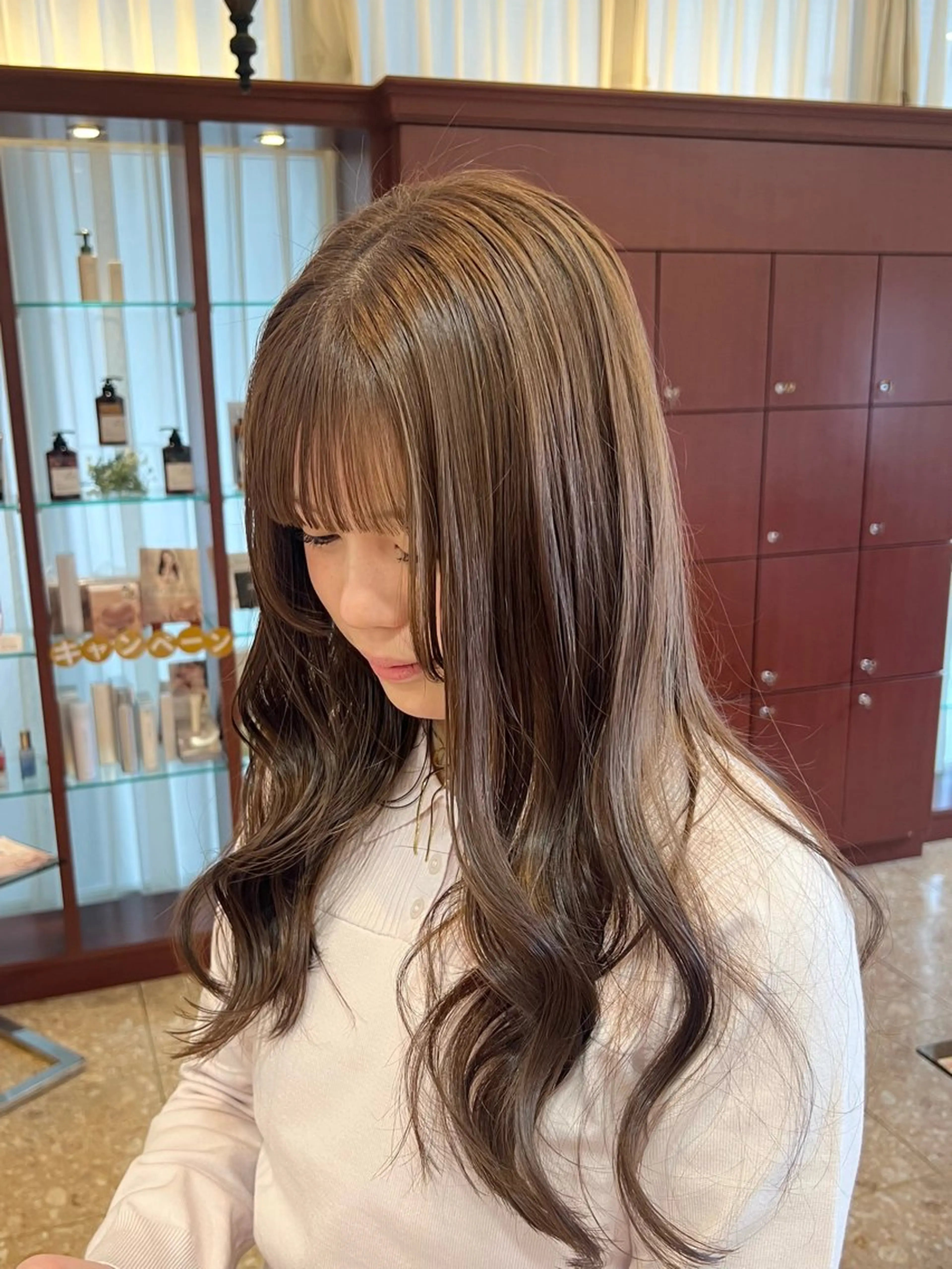 セミロング カラー 透明感カラー 髪質改善 ヘアカラー BRANCHÈ海 /髪質改善/透明感のヘアスタイル