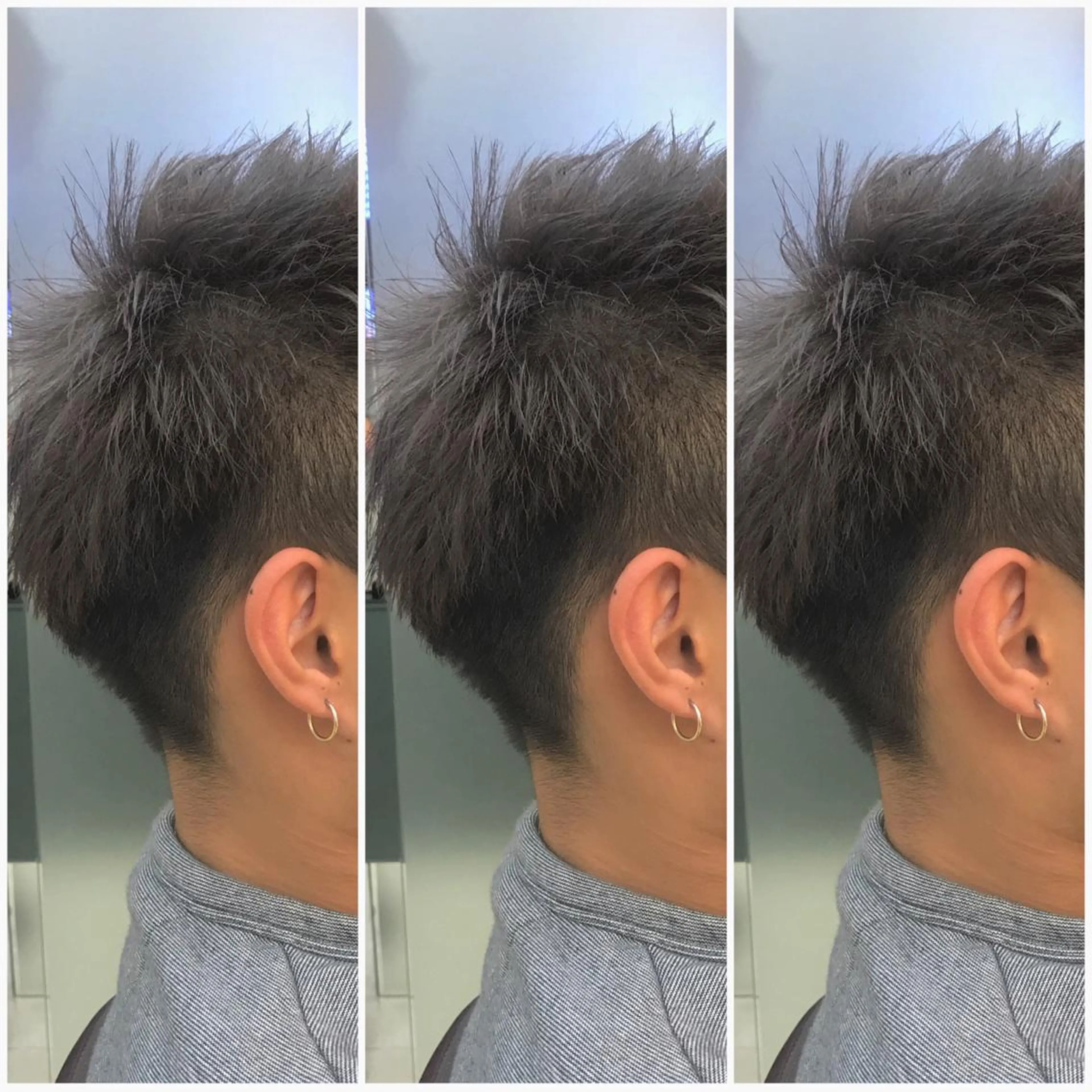 ショート アッシュ 外国人風カラー カット 顔まわり🤍小顔 カット🤍みさきのヘアスタイル
