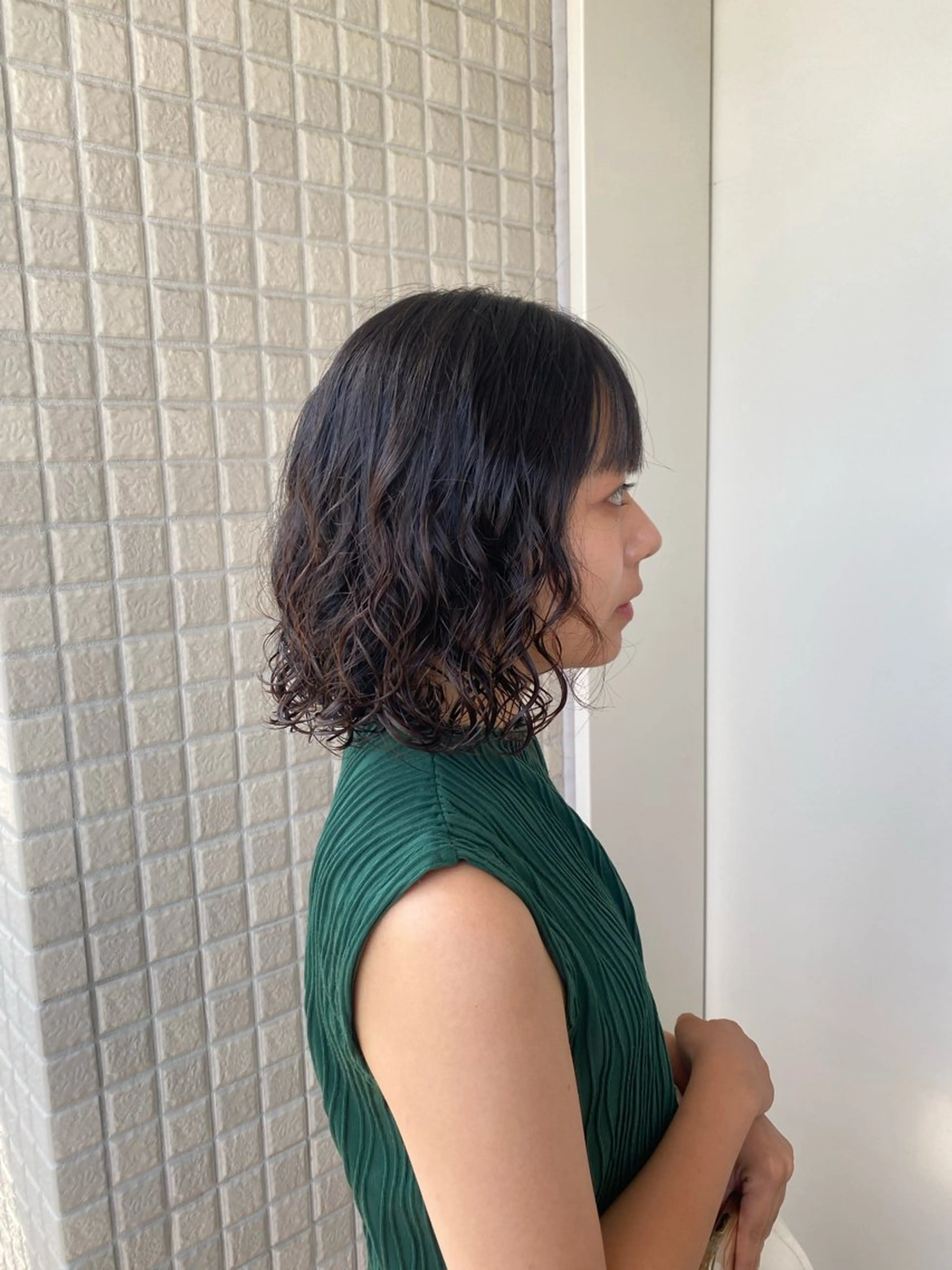 セミロング 🌀ボブ／ミディアム /パーマ🌀ayaのヘアスタイル