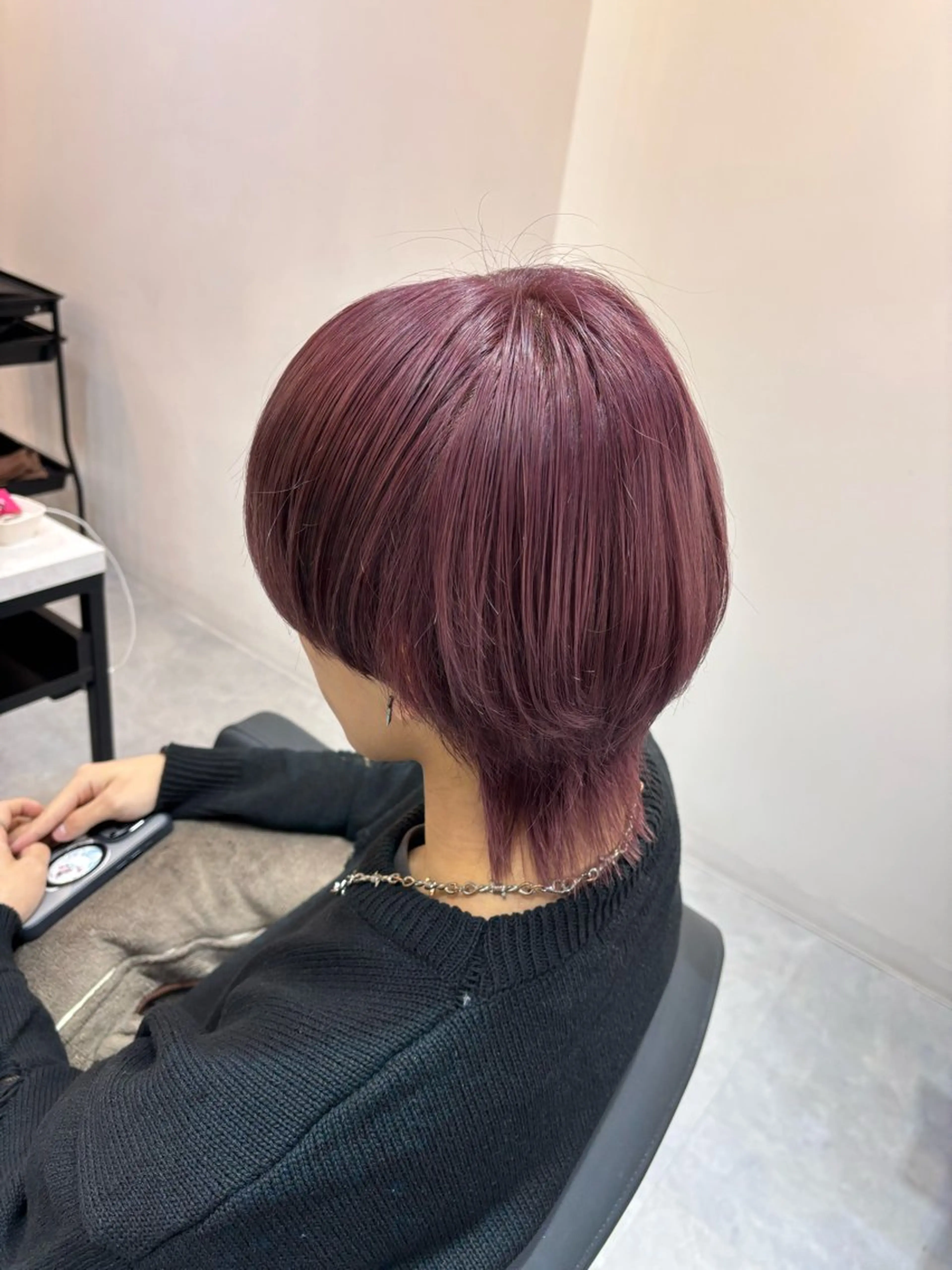 【平日限定】ブリーチオンカラー（ベージュ、ピンク、グレー）の写真