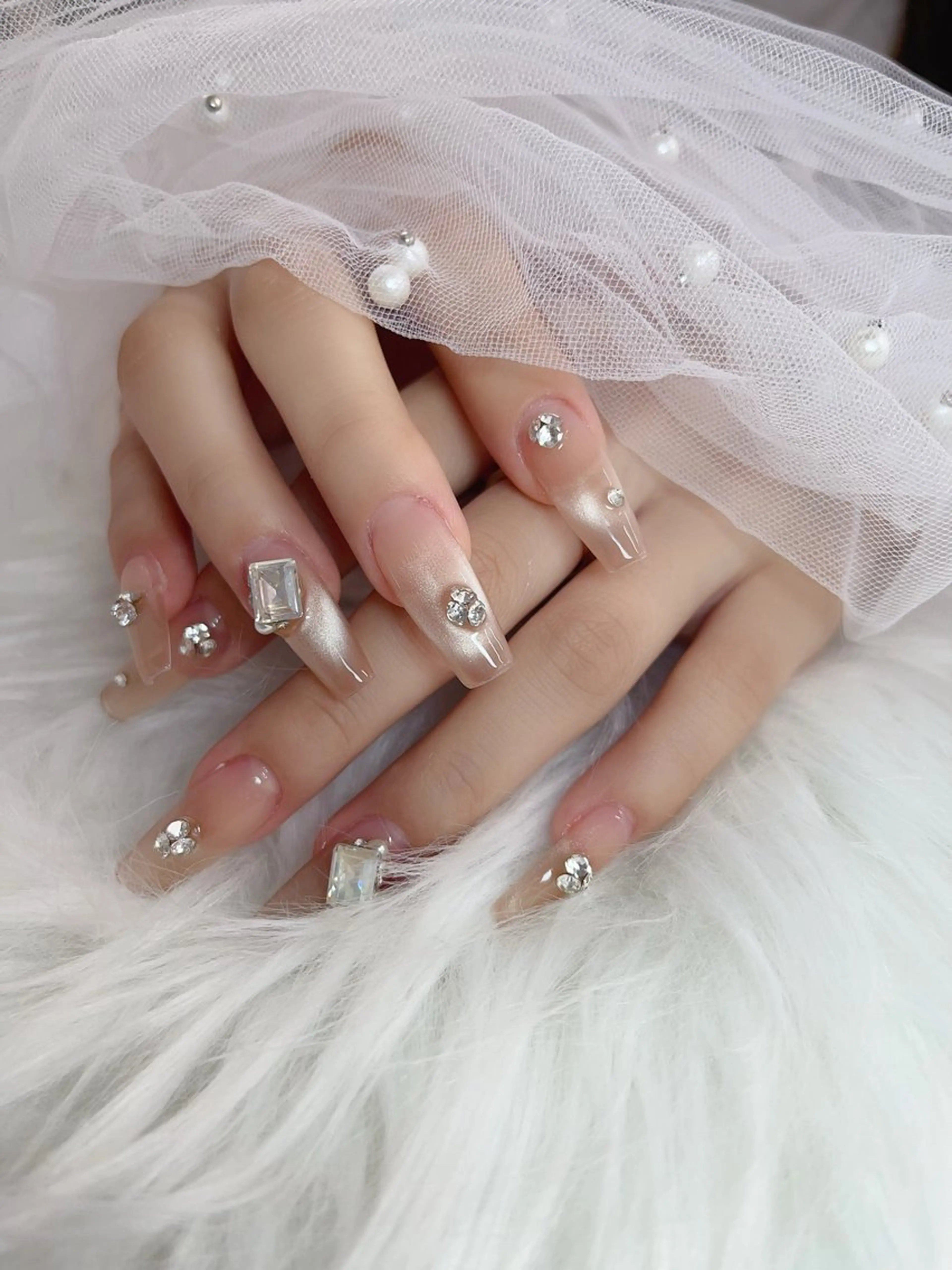 ネイル グラデーション マグネットネイル ハンドネイル nail salon AIのネイルデザイン