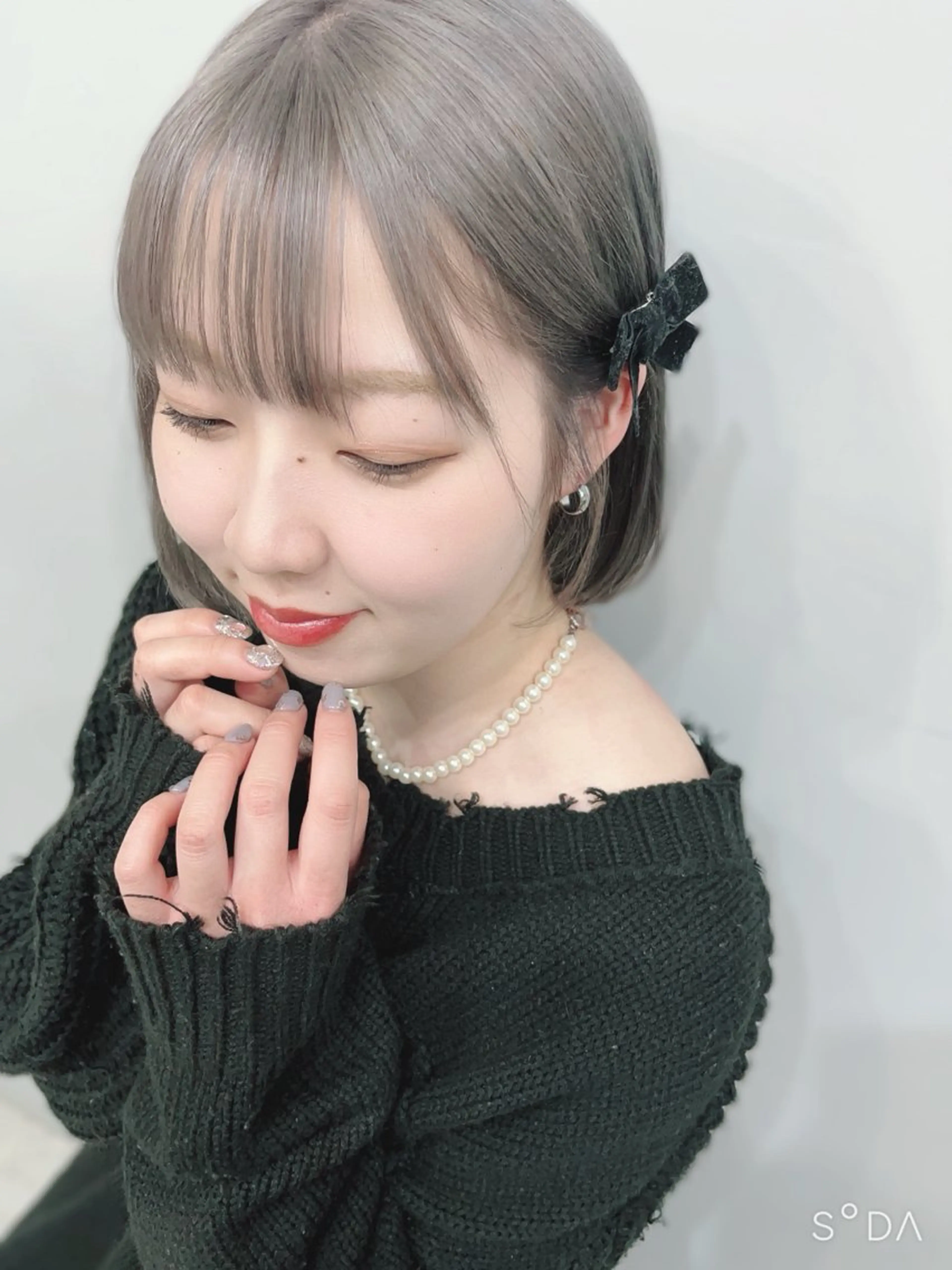 ショート カラー シルバー ボブ カット ヘアカラー トリートメント 🎀透明感 カラー🎀ミズキのヘアスタイル